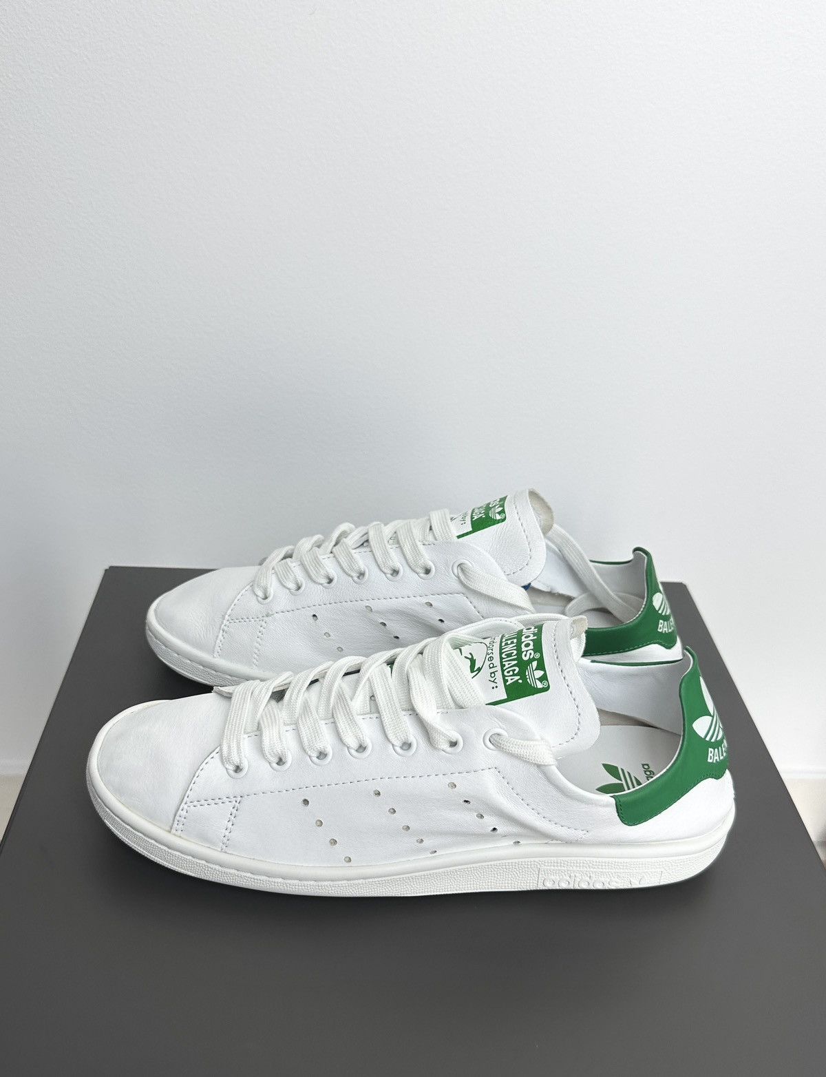 Adidas × Balenciaga Sneakers Balenciaga Stan Smith Size US 13 / EU 46 - 1 Thumbnail