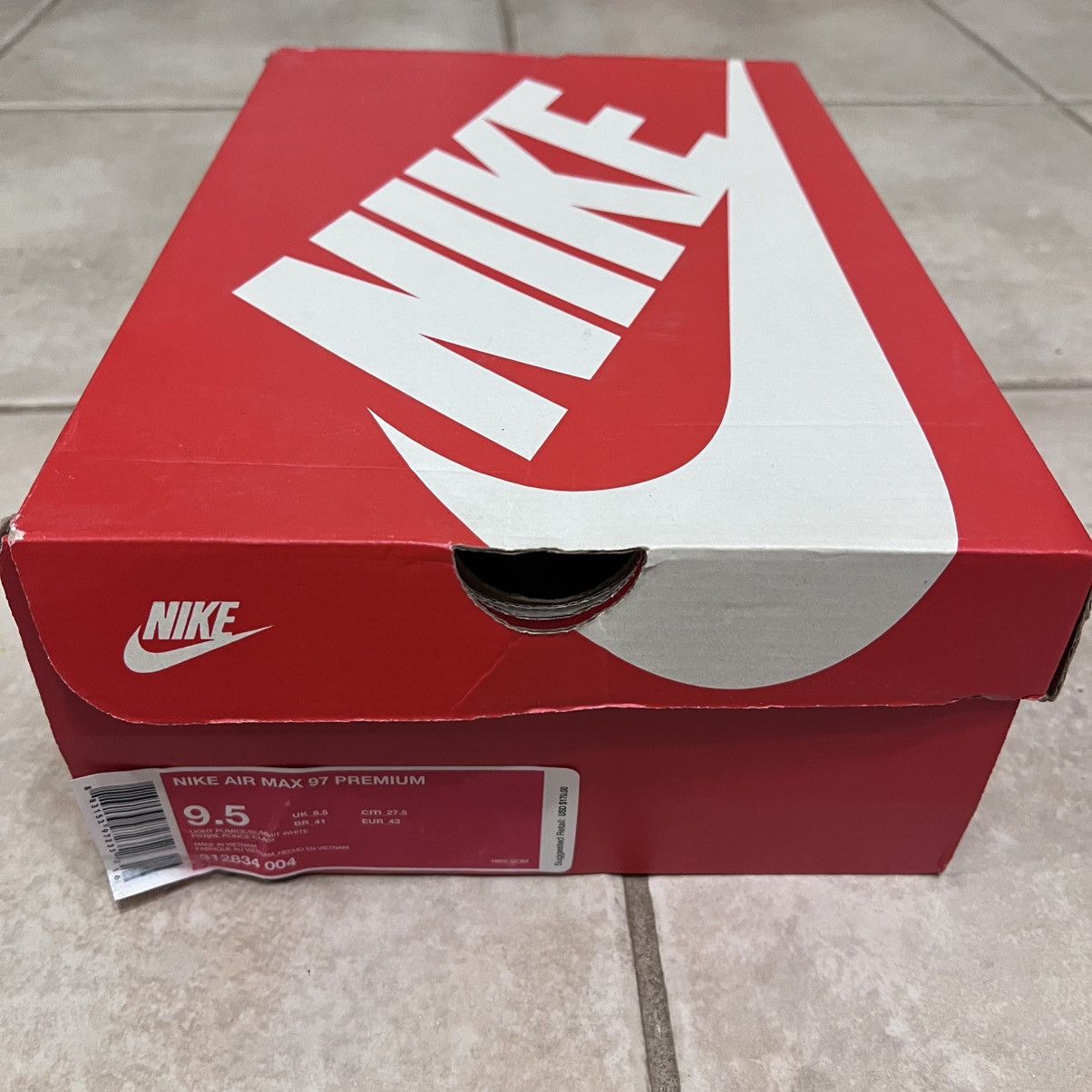 Nike Size 9.5 - Nike Air Max 97 Premium Light Pumice 312834004 AM Size US 9.5 / EU 42-43 - 7 Thumbnail