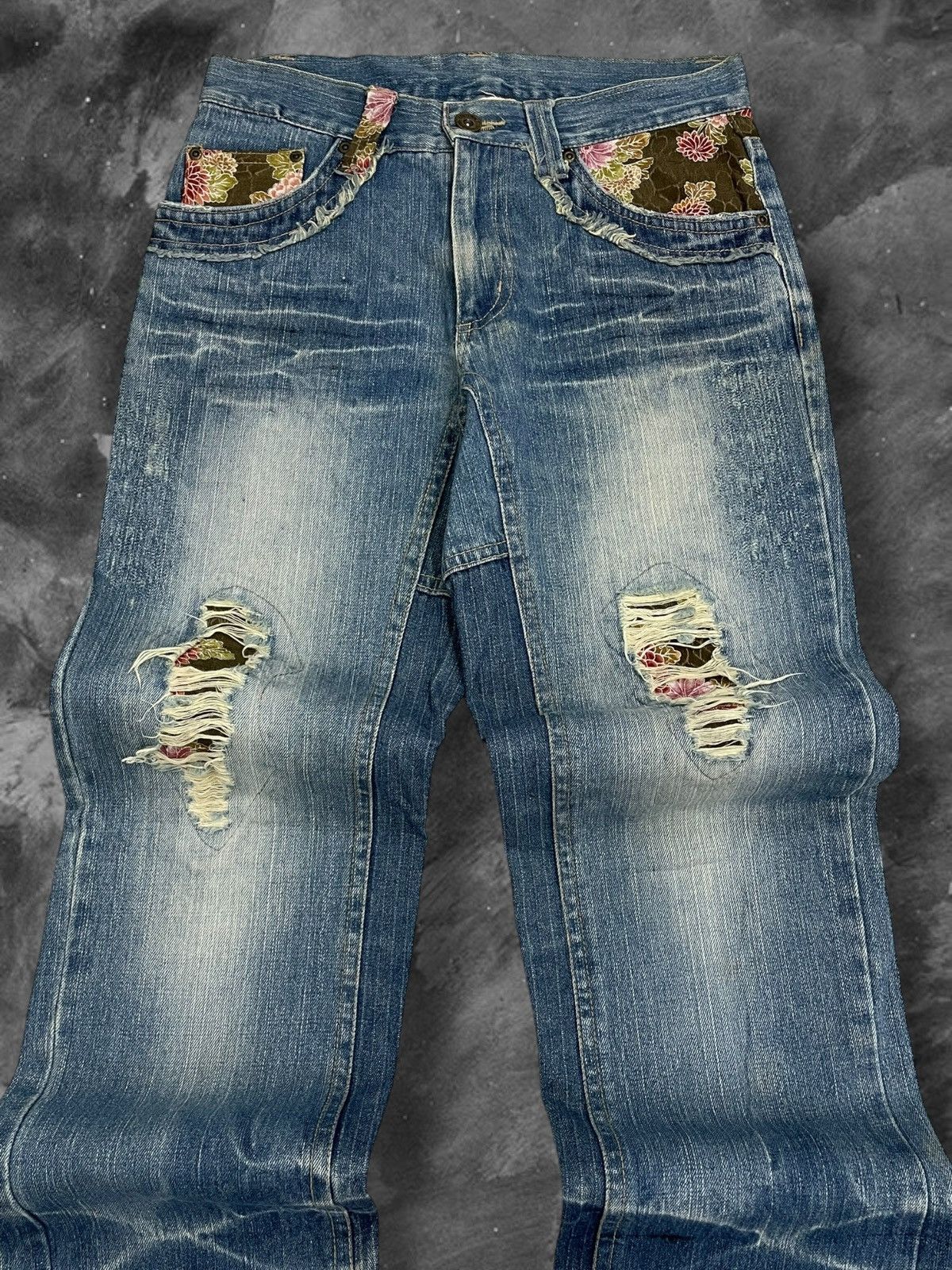 Hysteric Glamour Vintage Icon Designer Japan GuruGumu Traditional Denim Style Size US 30 / EU 46 - 4 Thumbnail