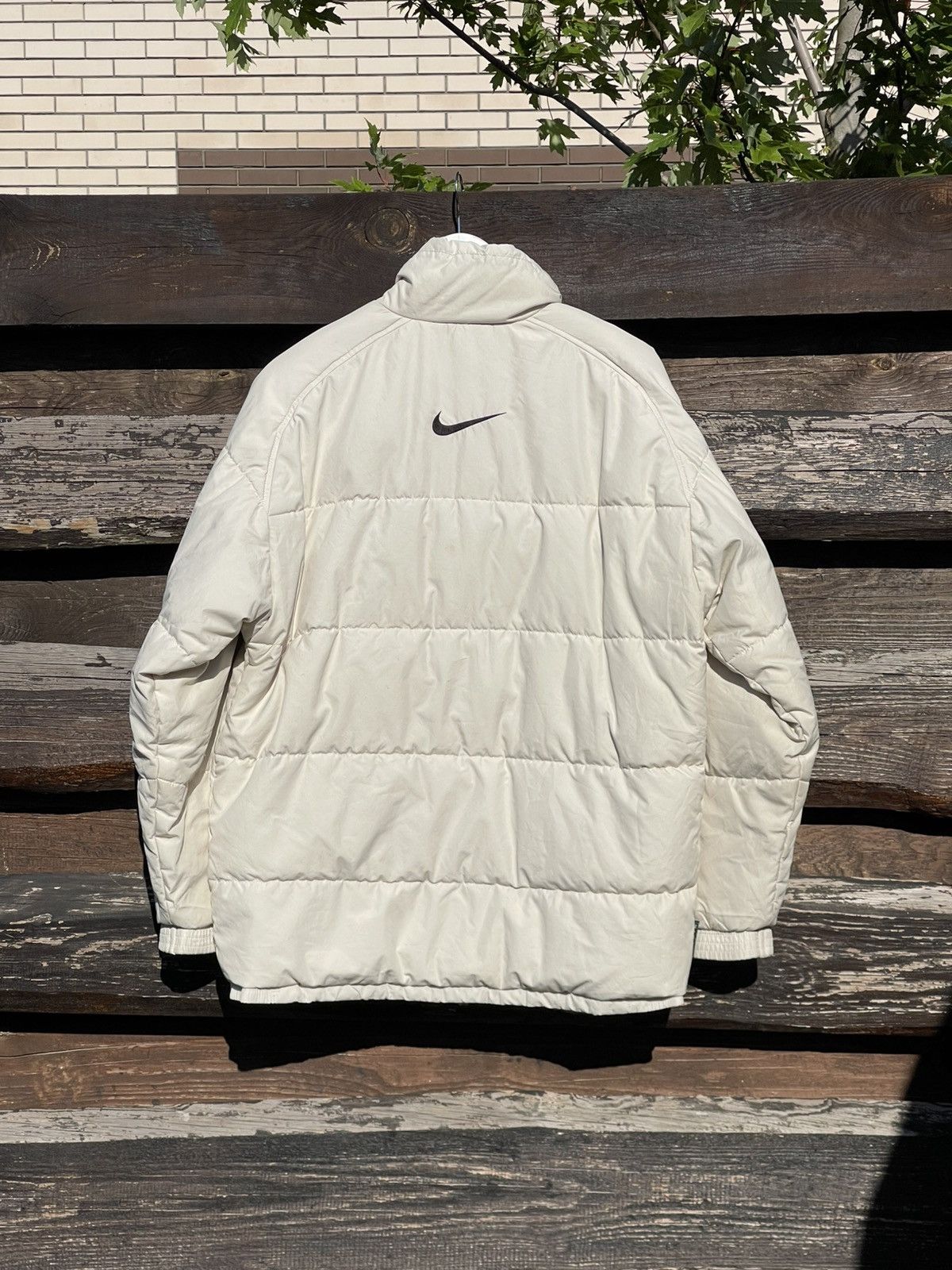 Nike 1990’s Nike Vintage Down Puffer Jacket beige Size US S / EU 44-46 / 1 - 5 Thumbnail
