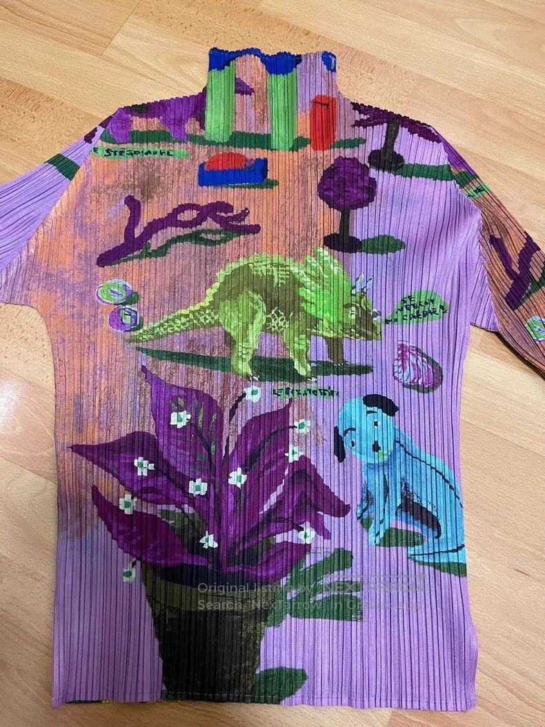 Issey Miyake Issey Miyake Alice in Dinosaurland Top Size L / US 10 / IT 46 - 2 Thumbnail