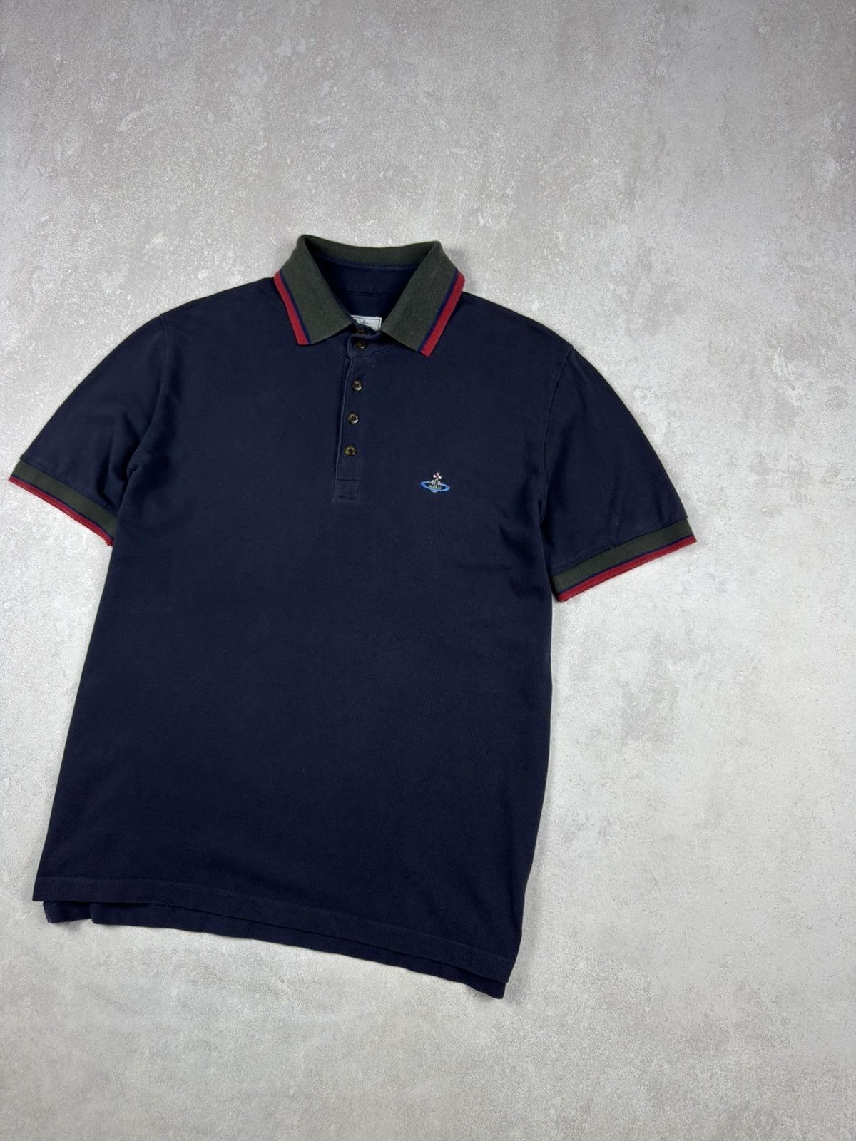 Vivienne Westwood Vivienne Westwood Polo Orb Logo Shirt Polos mens size XL Size US XL / EU 56 / 4 - 2 Thumbnail