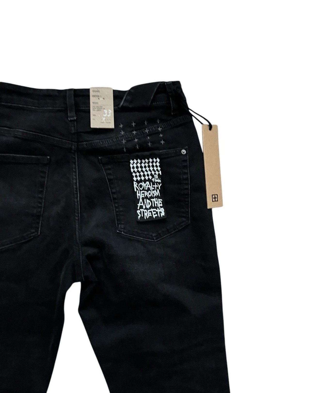 Ksubi Ksubi Jeans Mens Chitch Slim Boneyard Black Size 33/32 Size US 33 - 5 Thumbnail