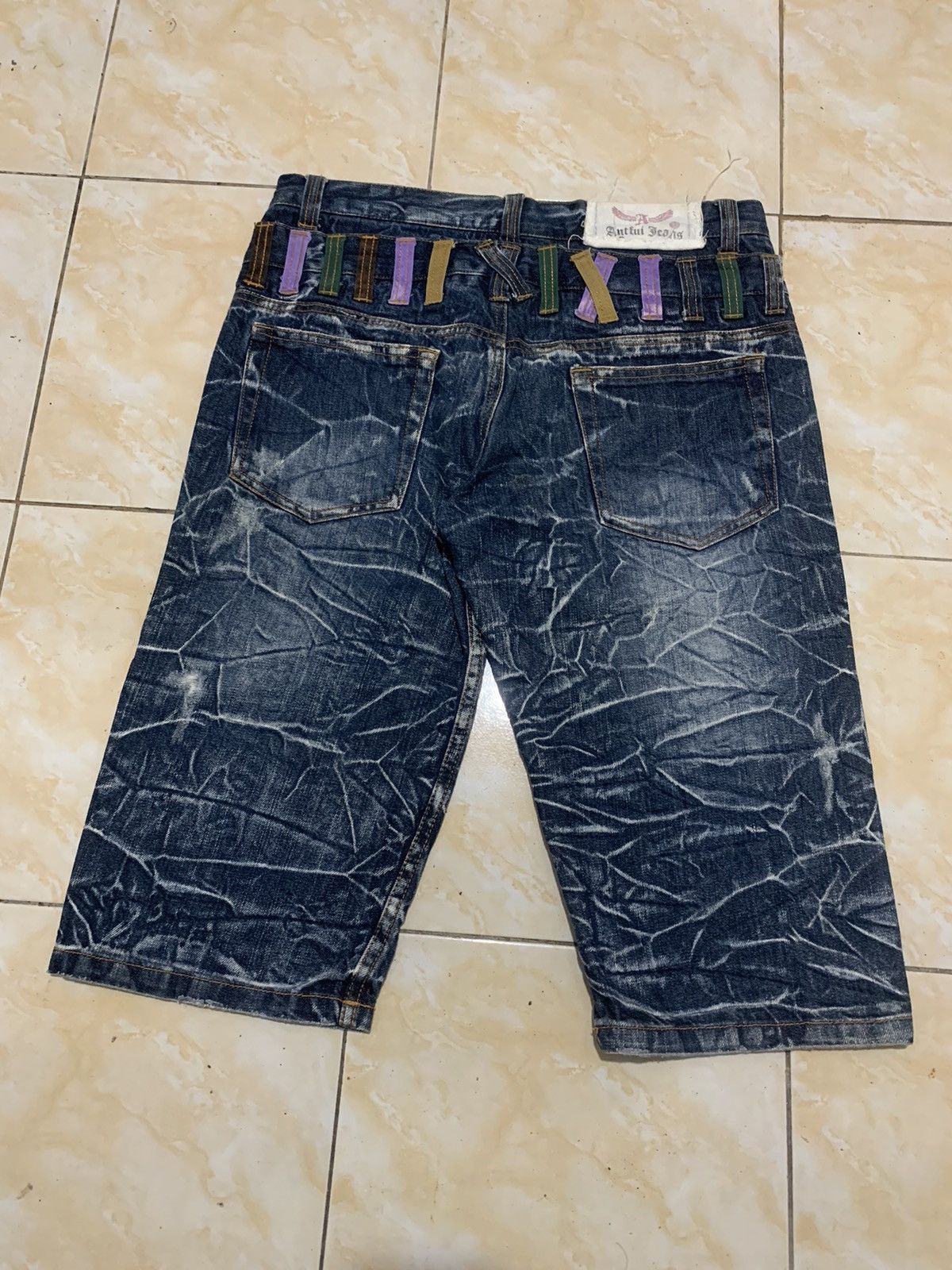 Japanese Brand Jorst pants double waist antfui jeans fading Size US 33 - 2 Thumbnail