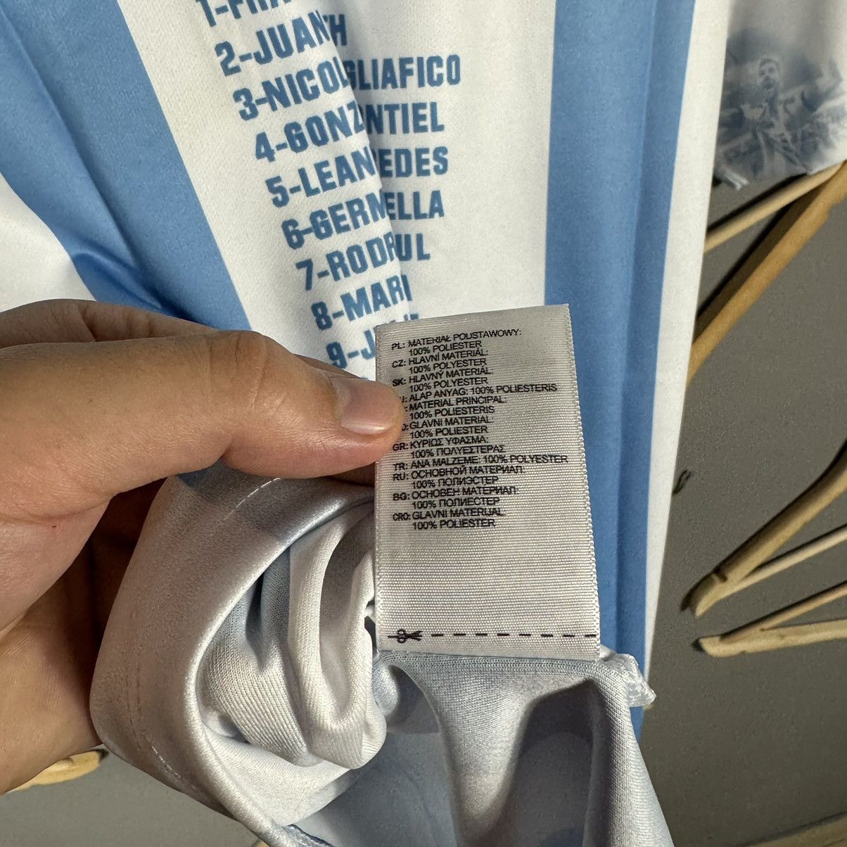 Other Argentina World Cup Winners Mundial Blokcore Football Jersey Size US M / EU 48-50 / 2 - 7 Thumbnail