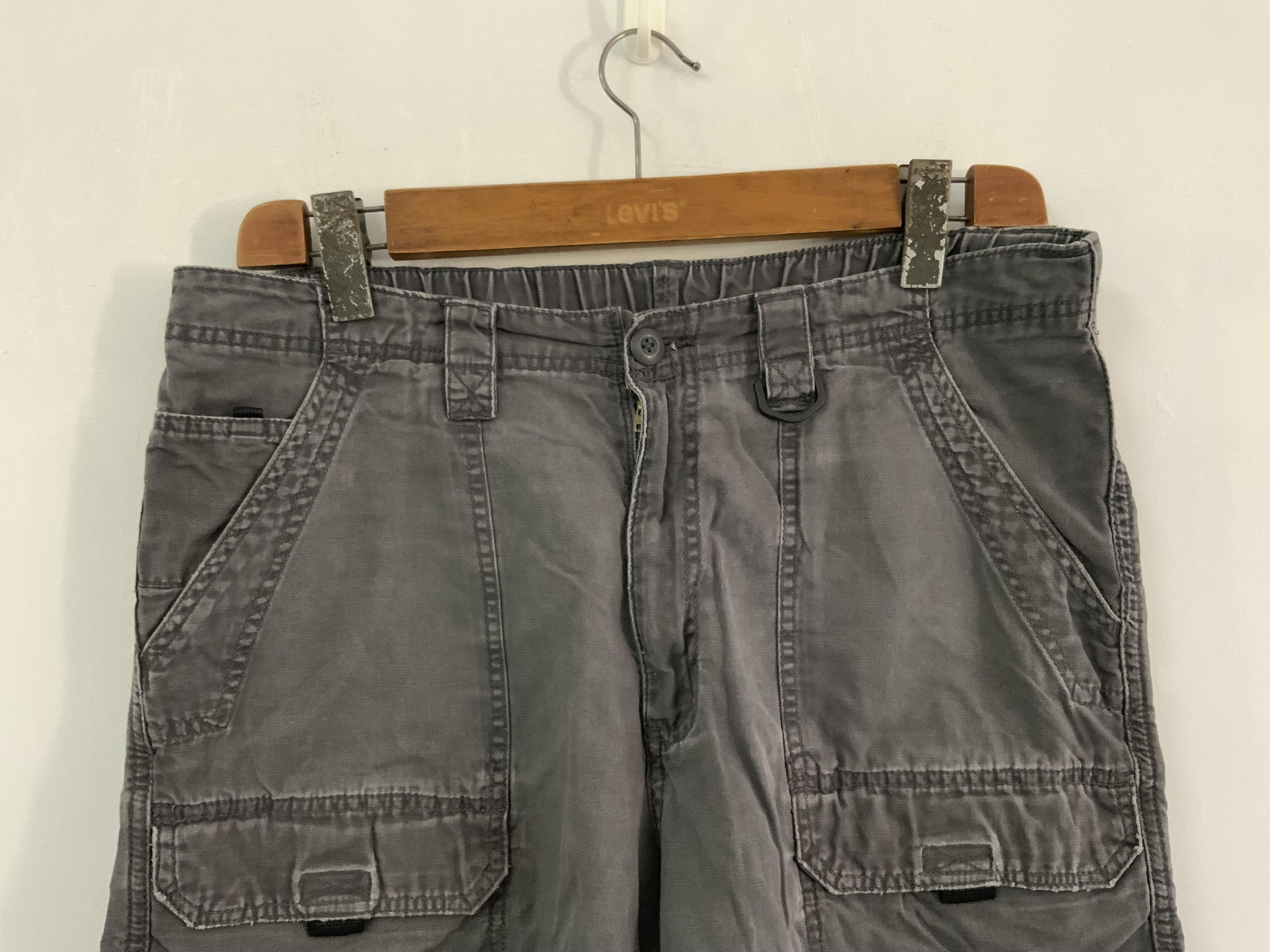 Unsound Rags Multipocket Cargo Designer Fade Short Pant Size US 34 / EU 50 - 3 Thumbnail