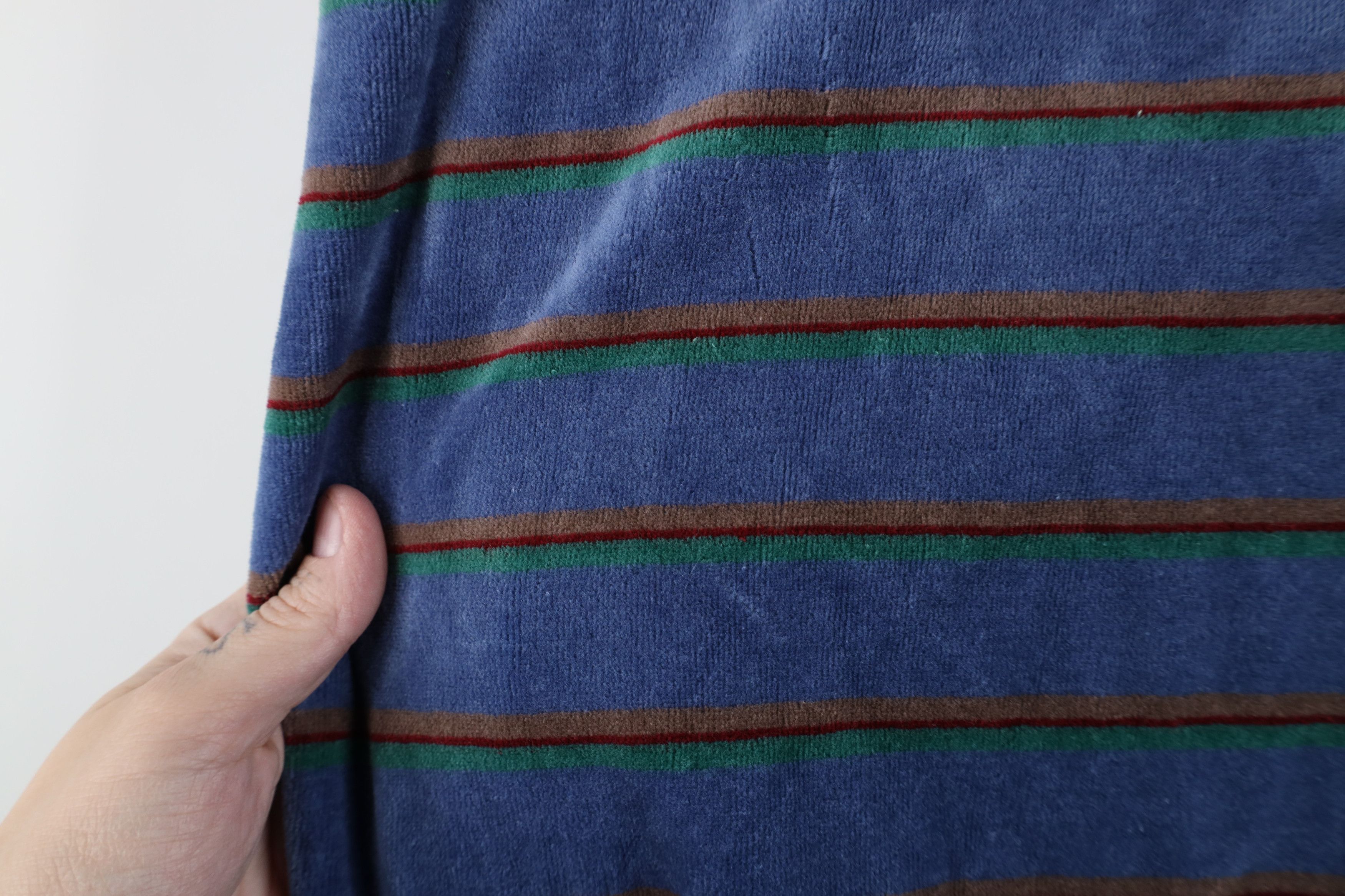 Vintage Vintage 70s Streetwear Velour Pullover Henley Sweater Size US L / EU 52-54 / 3 - 8 Thumbnail
