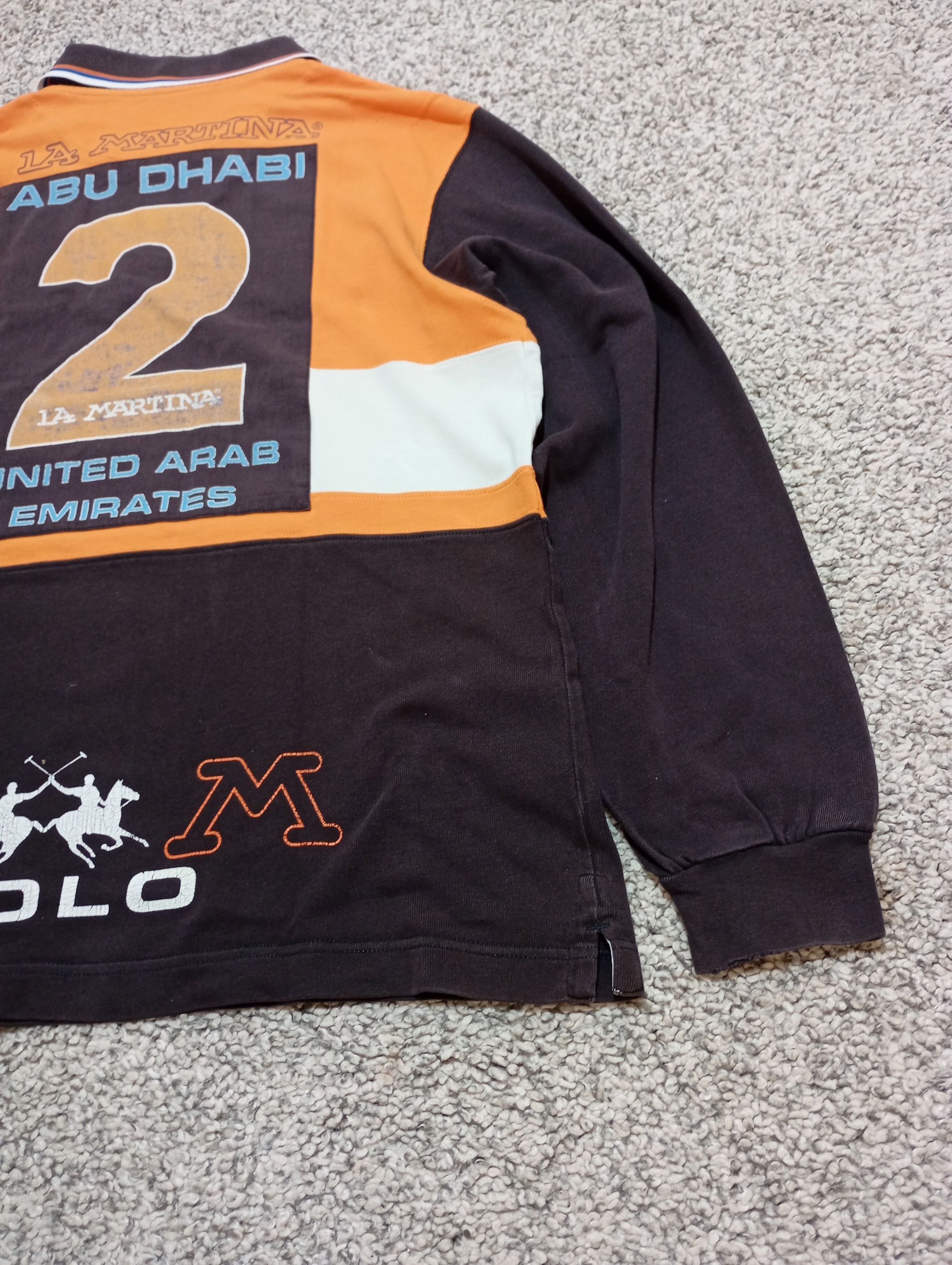 La Martina Vintage La Martina Abu Dhabi Rugby Polo Tshirt Size US L / EU 52-54 / 3 - 7 Thumbnail