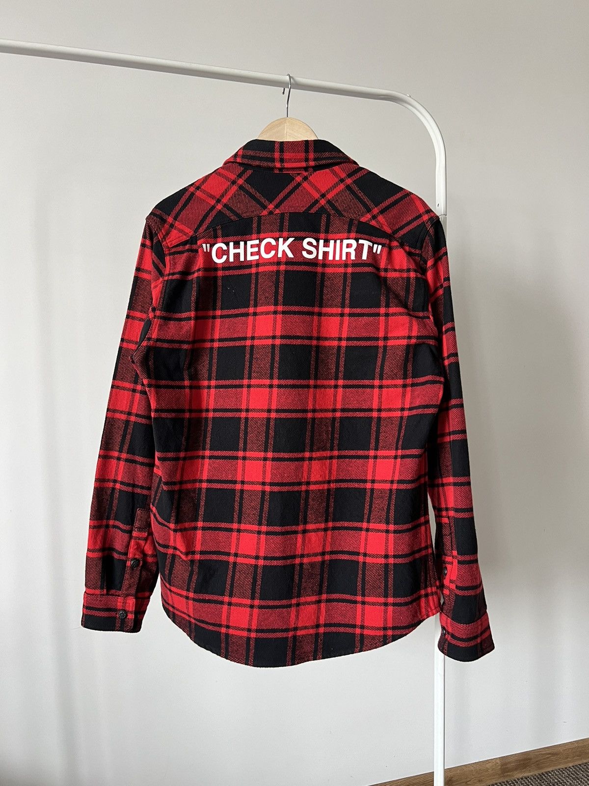 Off-White Off White SSENSE Exclusive “Check Shirt” Flannel Size M Size US M / EU 48-50 / 2 - 4 Thumbnail