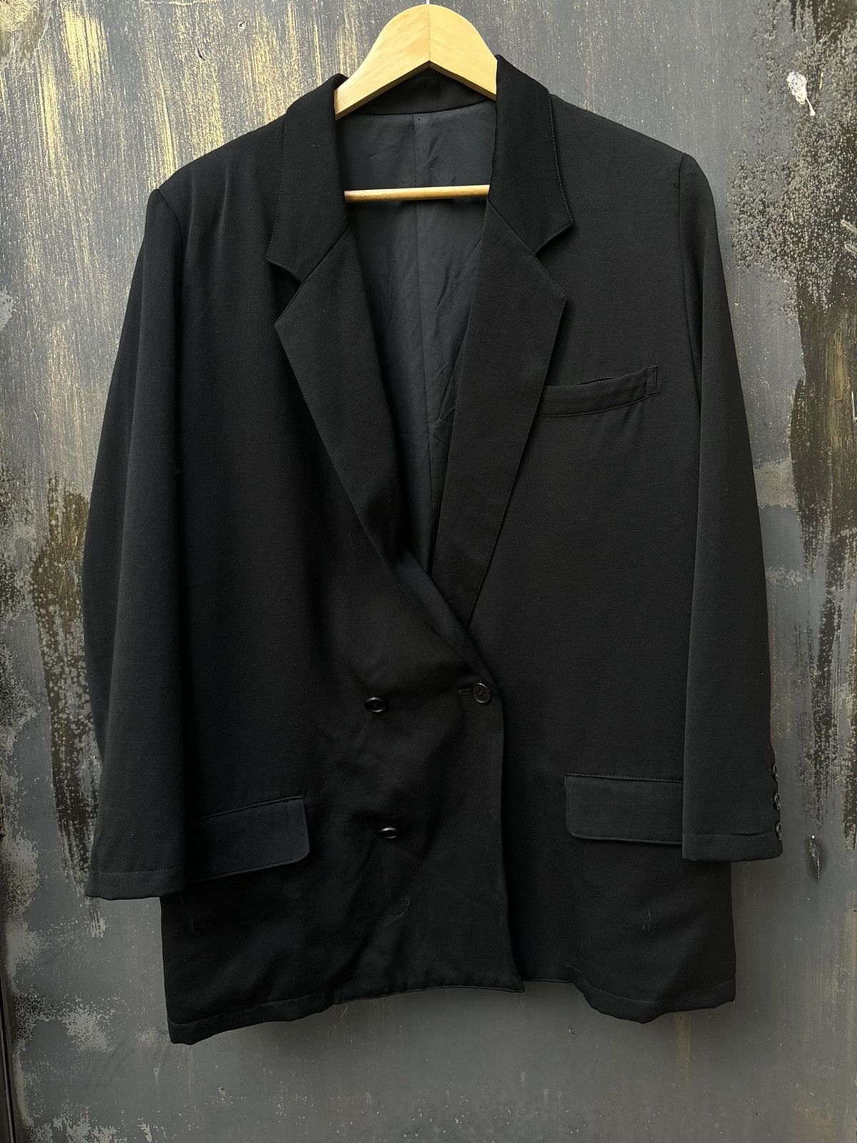 Japanese Brand × Yohji Yamamoto RARE! Japanese Brand Yohji Yamamoto Blazer 2 Button Size 42R - 1 Thumbnail