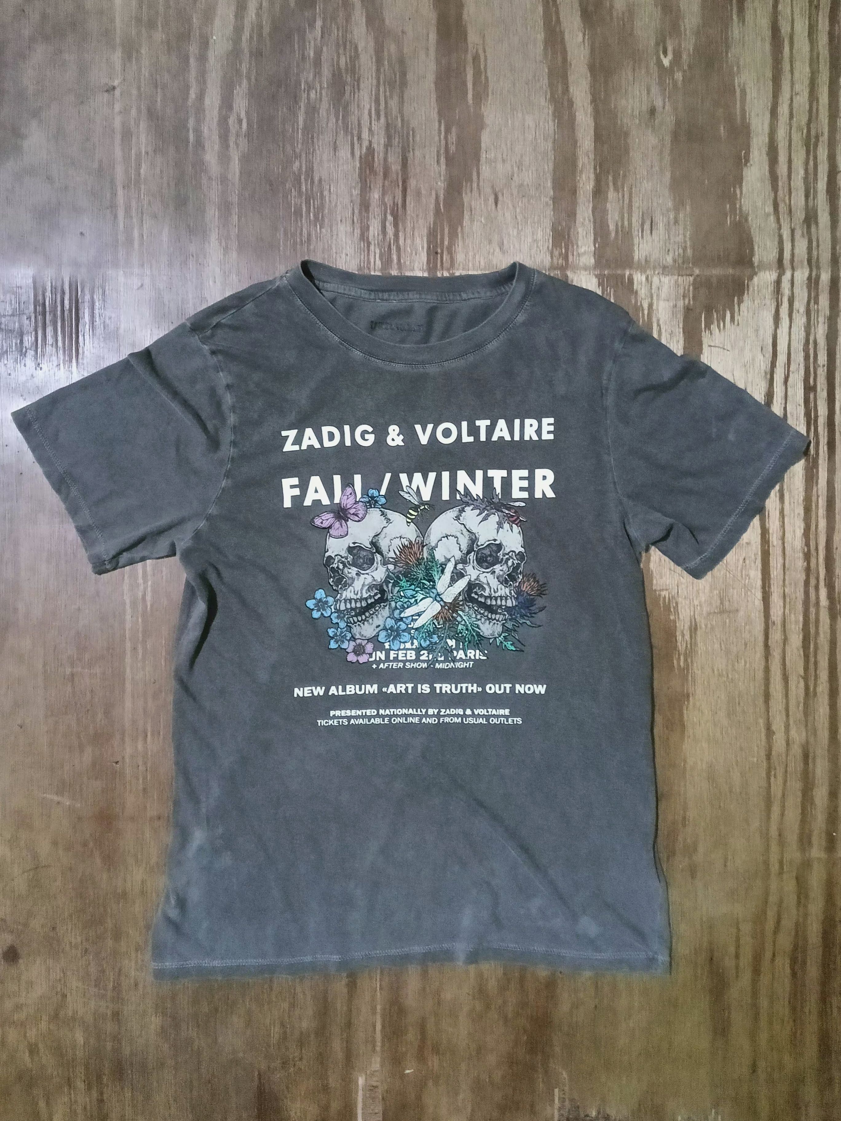 Zadig & Voltaire Zadig & Voltaire Fall/Winter Skull Print Tee Size US L / EU 52-54 / 3 - 1 Thumbnail