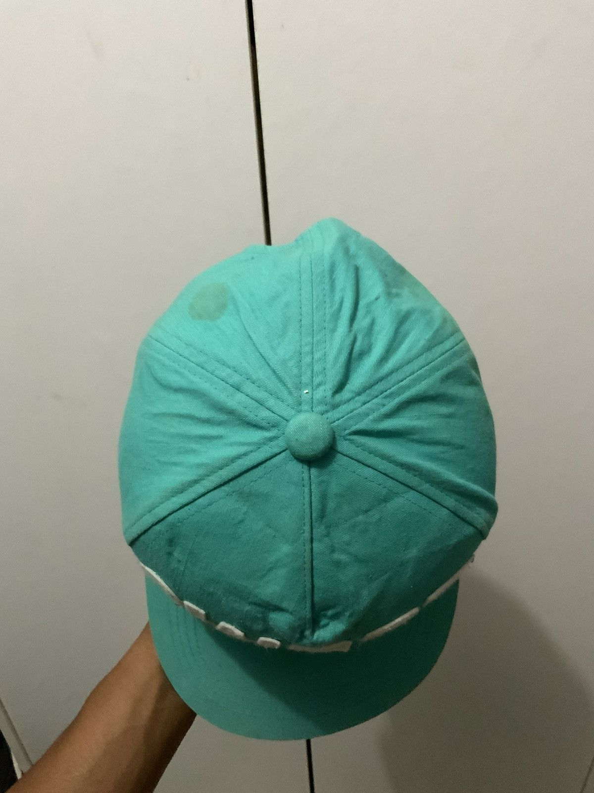 If Six Was Nine SWEET Big Patches Turquoise Hat Size ONE SIZE - 6 Thumbnail