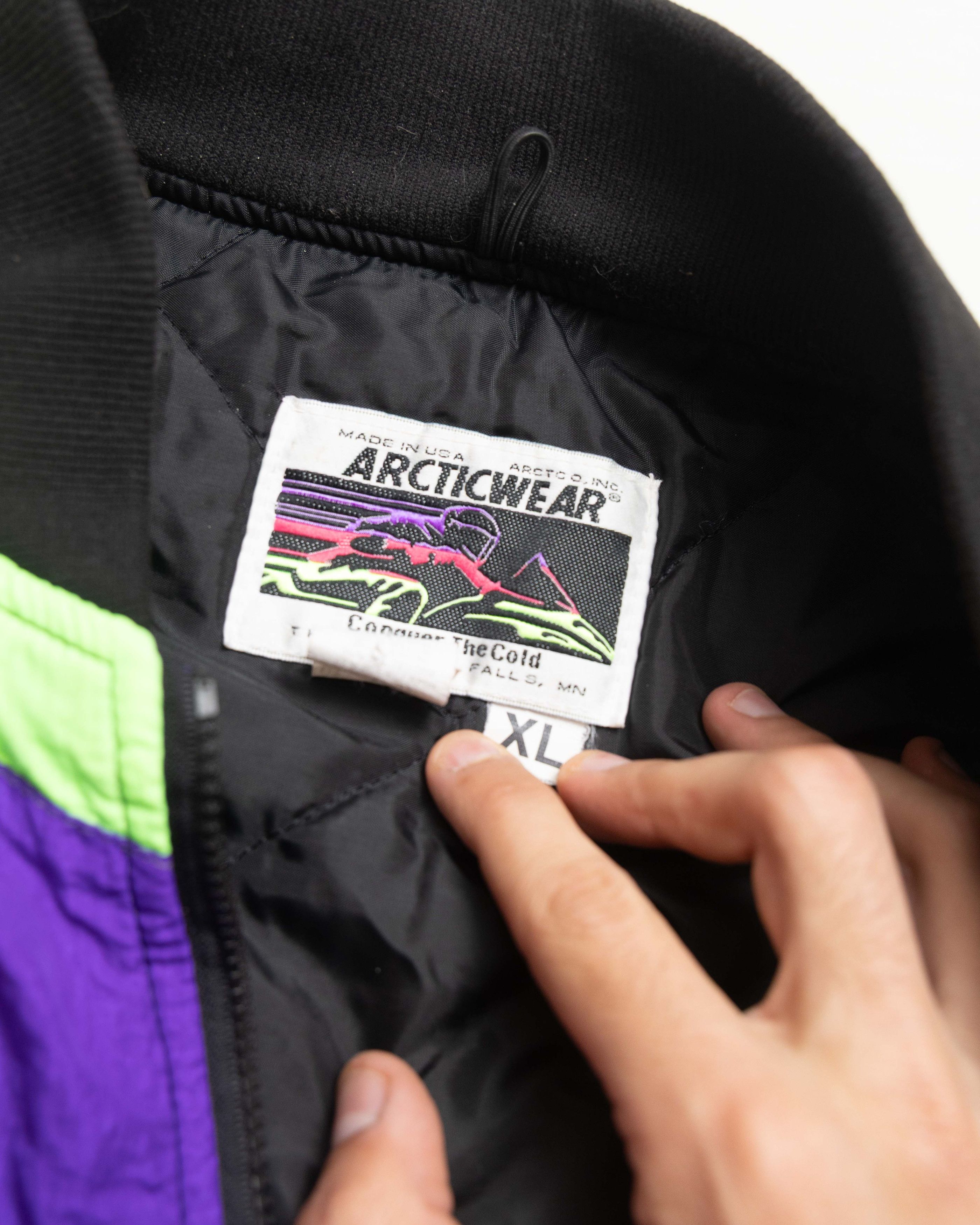 Vintage Team Arctic Racing Vintage Puffer Jacket Size US XL / EU 56 / 4 - 3 Thumbnail
