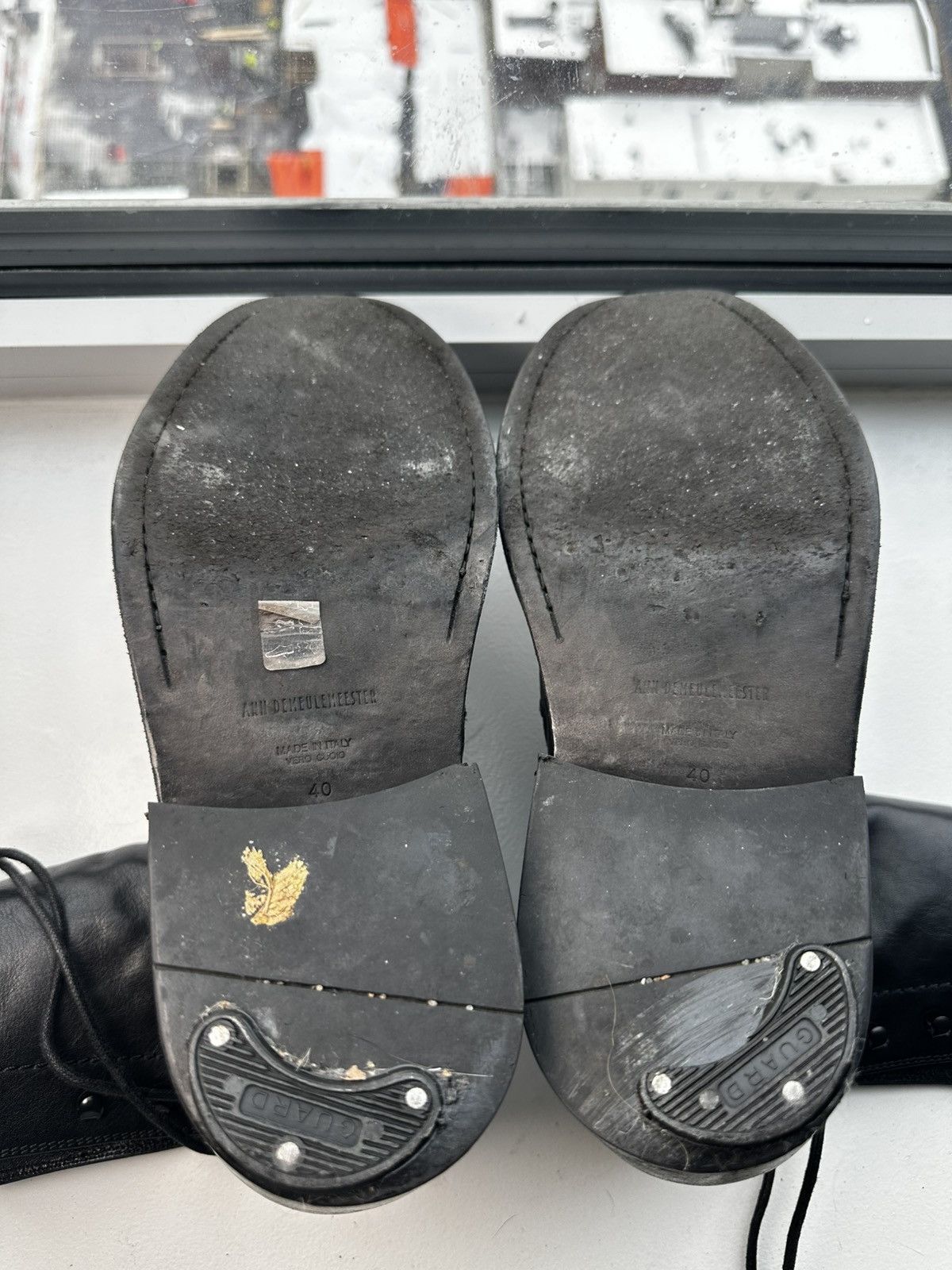 Ann Demeulemeester Ann Demeulemeester Henrica Vitello Mens Heel Boots EU40/US9 Size US 9 / EU 42 - 7 Thumbnail