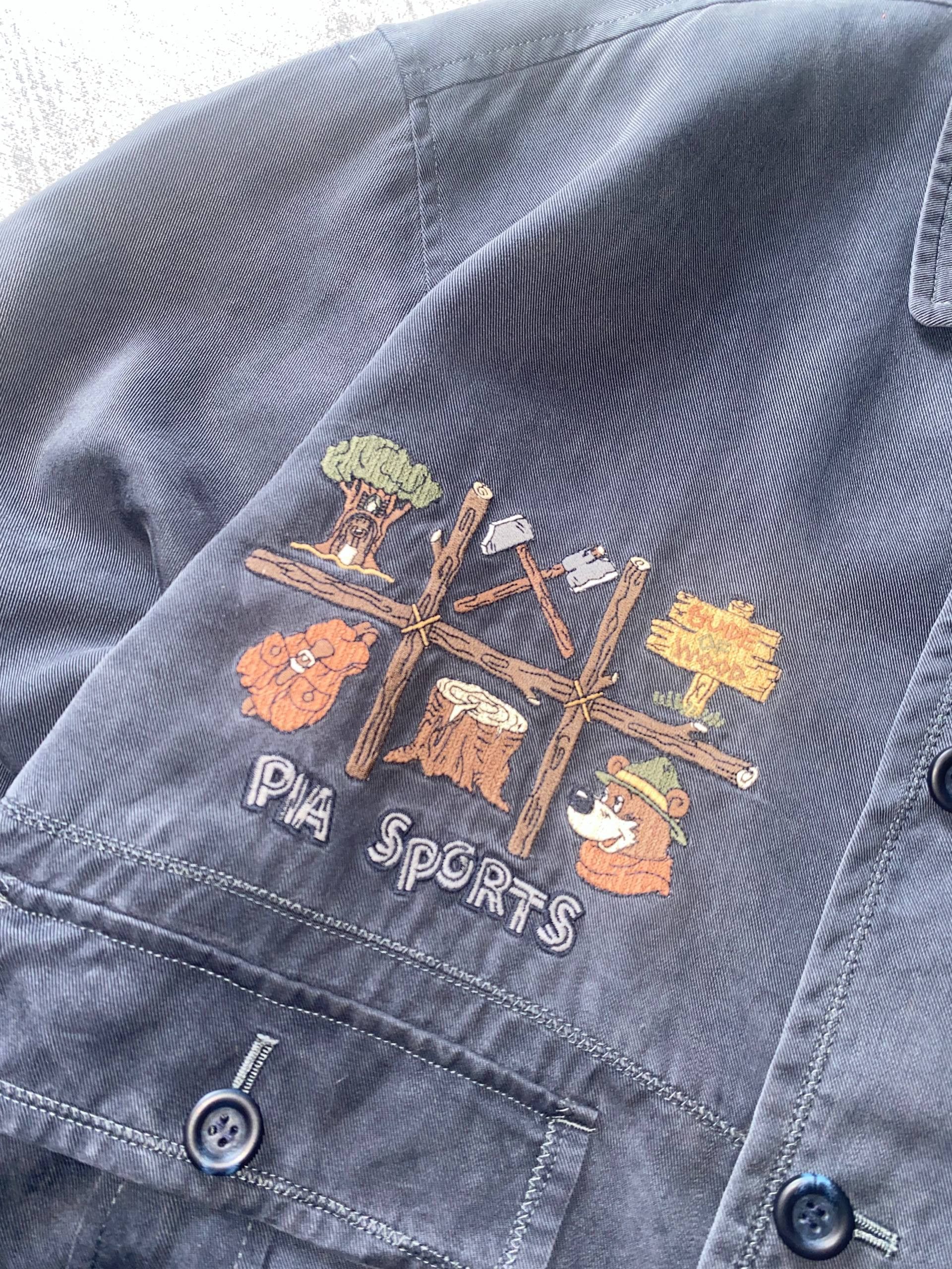 Gear for Sports Vintage Pia Sports Woodyland Boxy Bomber Jacket Size US M / EU 48-50 / 2 - 4 Thumbnail