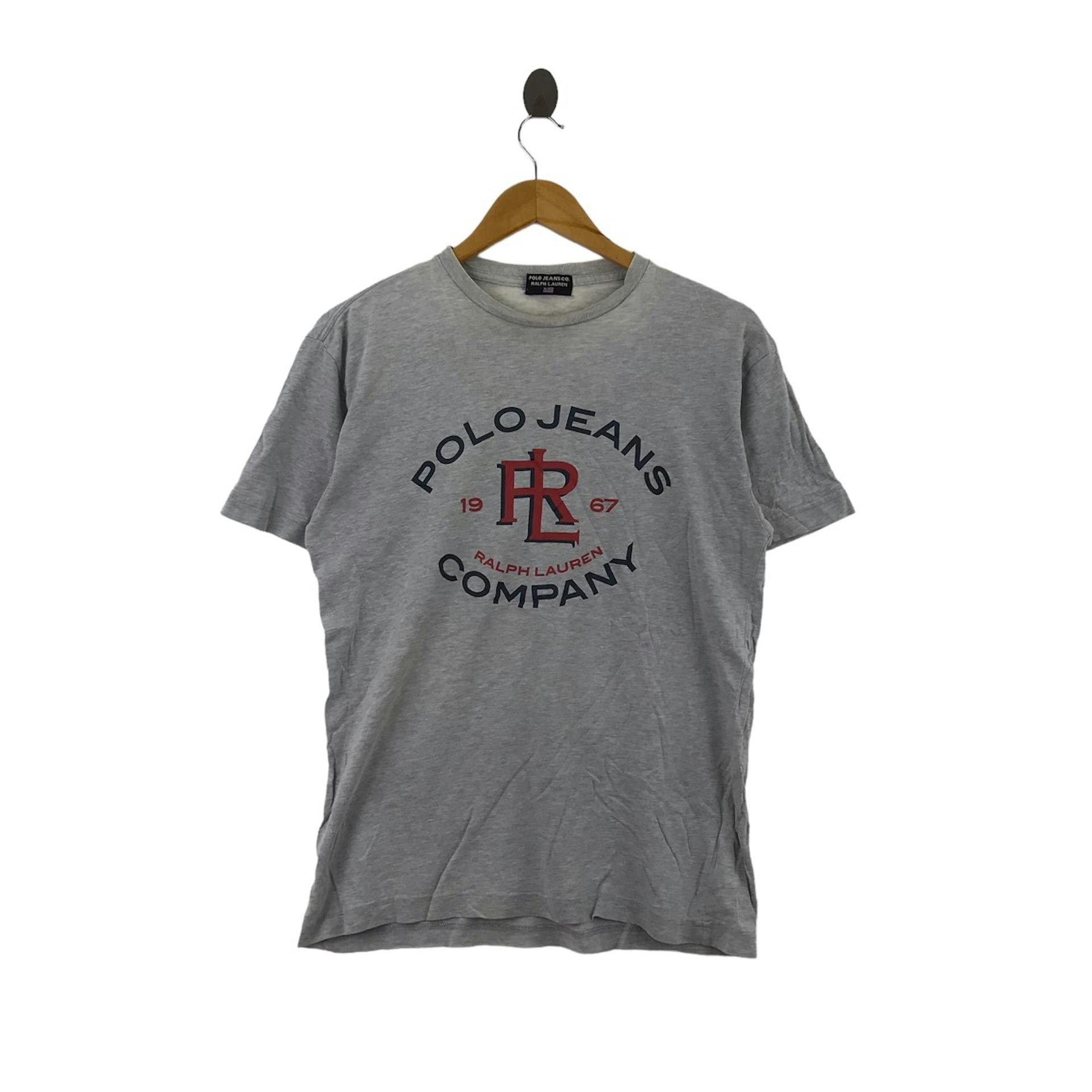 Vtg POLO RALPH LAUREN Jeans Company Stock Logo Tee Shirt