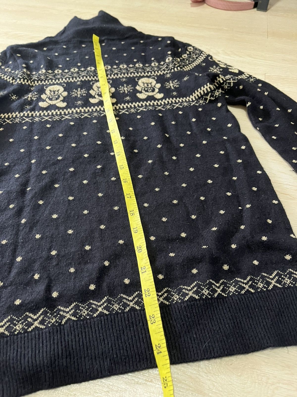 Hysteric Glamour 90s Hysteric Glamour Knit Turtleneck Bear Sweater Size ONE SIZE - 12 Thumbnail