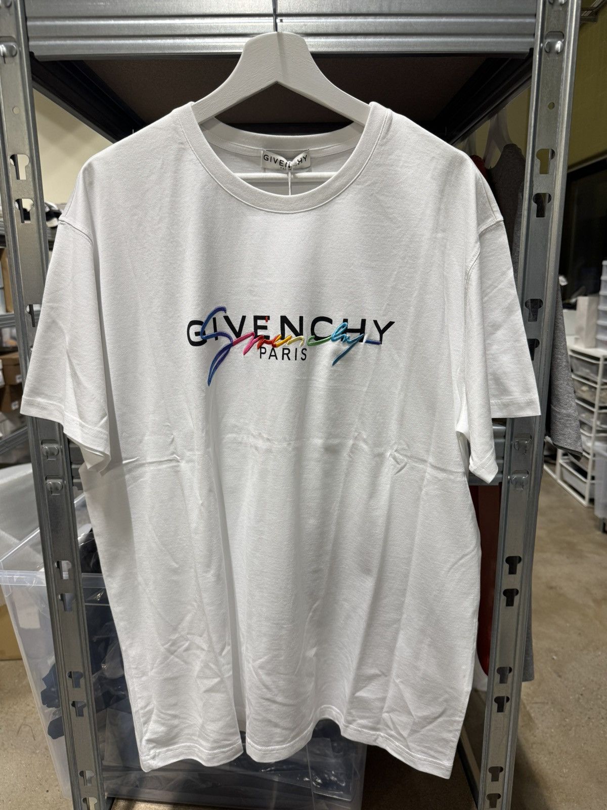 Givenchy Givenchy Signature Logo T-Shirt NEW 650$ Size US XXL / EU 58 / 5 - 1 Thumbnail