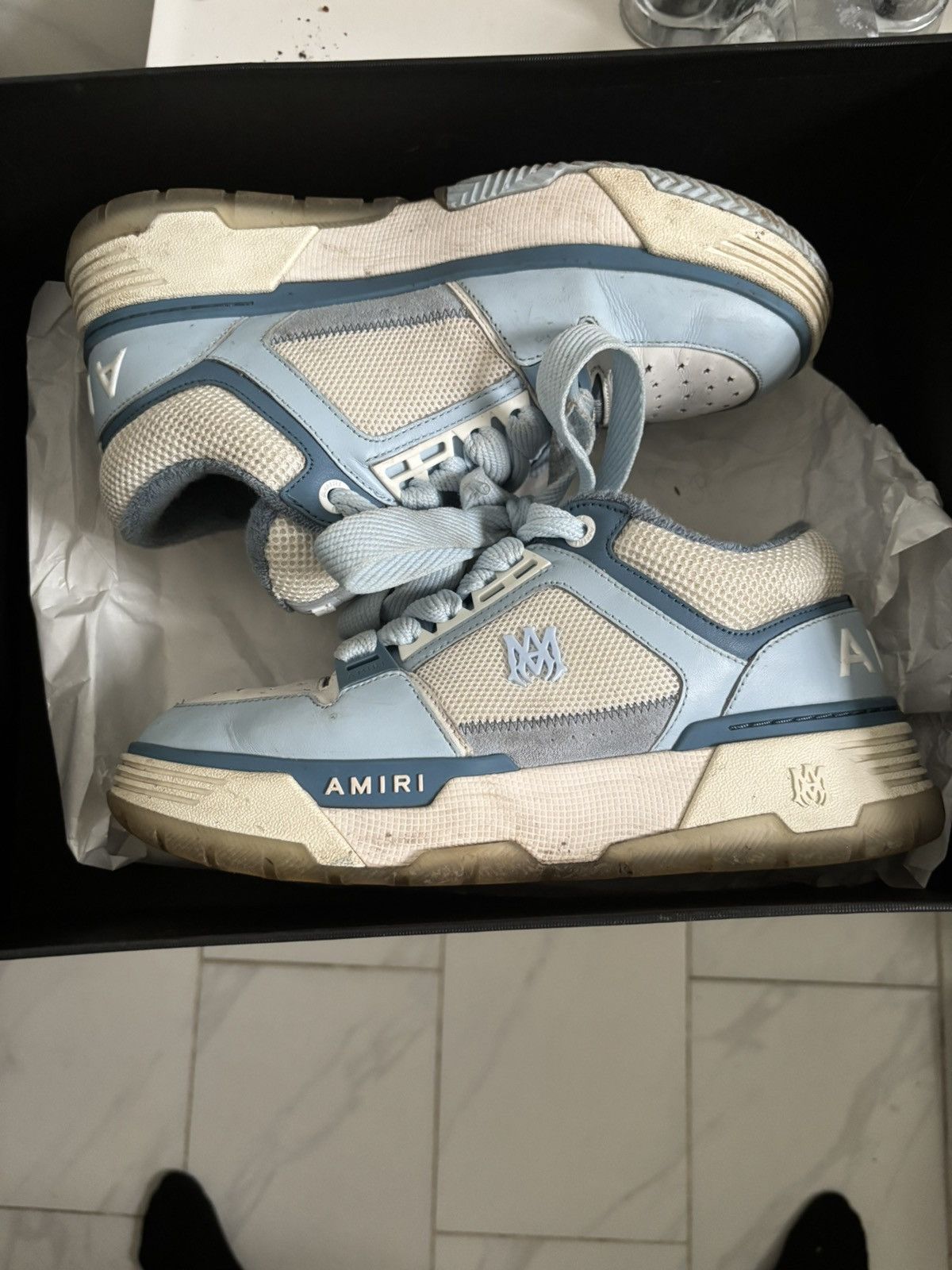Amiri Amiri Ma-1 Blue Size US 9.5 / EU 42-43 - 2 Thumbnail