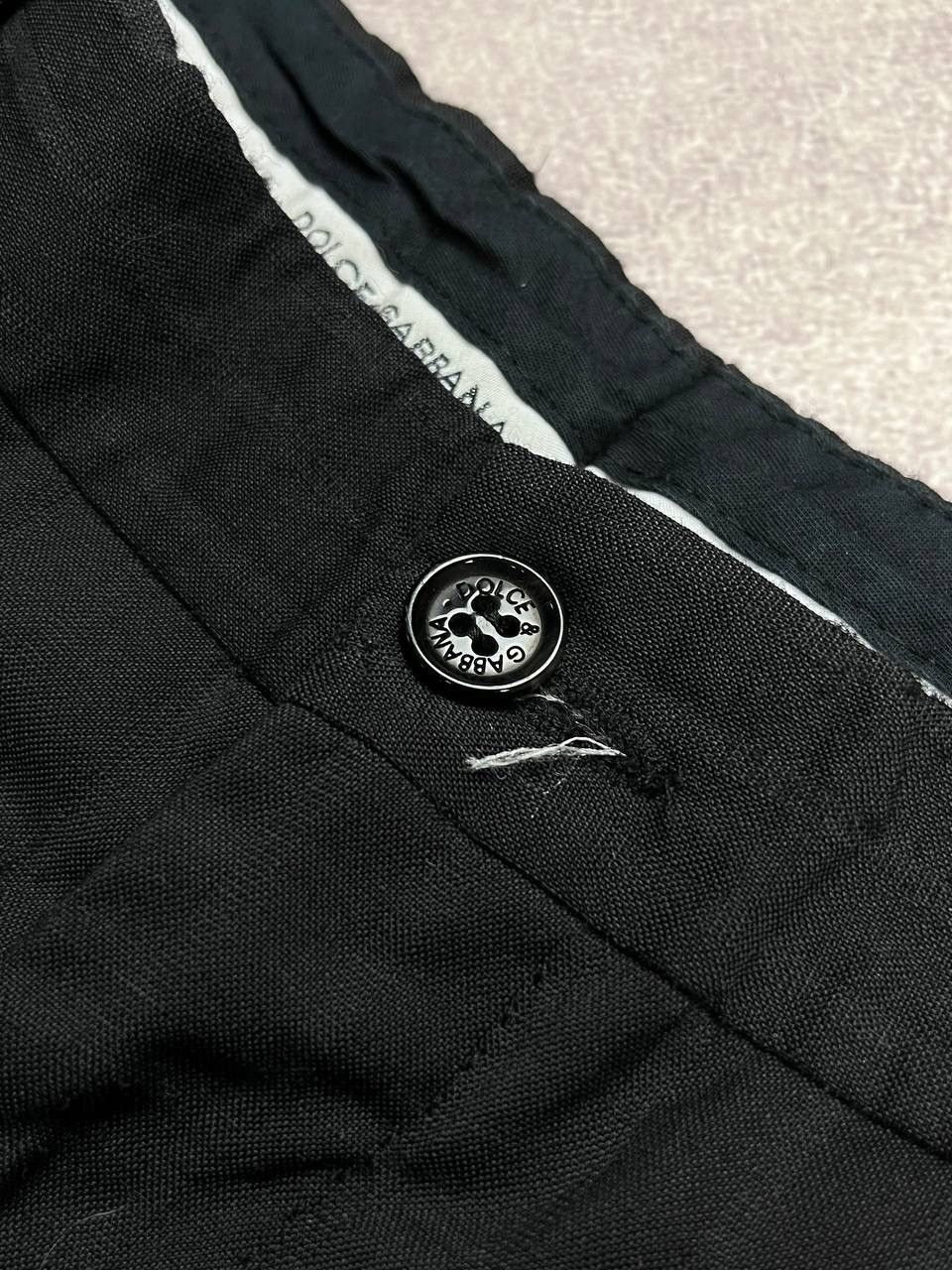 Dolce & Gabbana × Vintage Vintage Dolce&Gabbana Black Suit Pants 44 Size US 32 / EU 48 - 3 Thumbnail