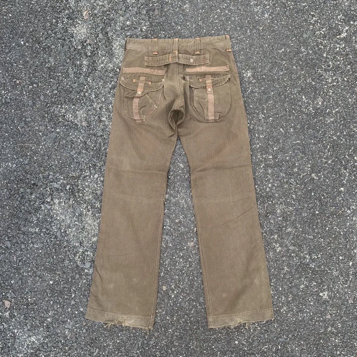 Japanese Brand HBT CINCH BACK TROUSERS 30x31 JAPANESE VINTAGE UTILITY PANTS Size US 30 / EU 46 - 11 Thumbnail