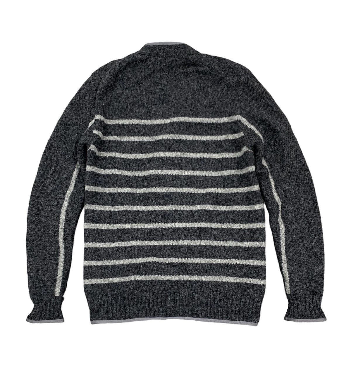 Sacai Sacai Wool Sweater Cardigan Knit Stripes Pattern Size US S / EU 44-46 / 1 - 2 Thumbnail