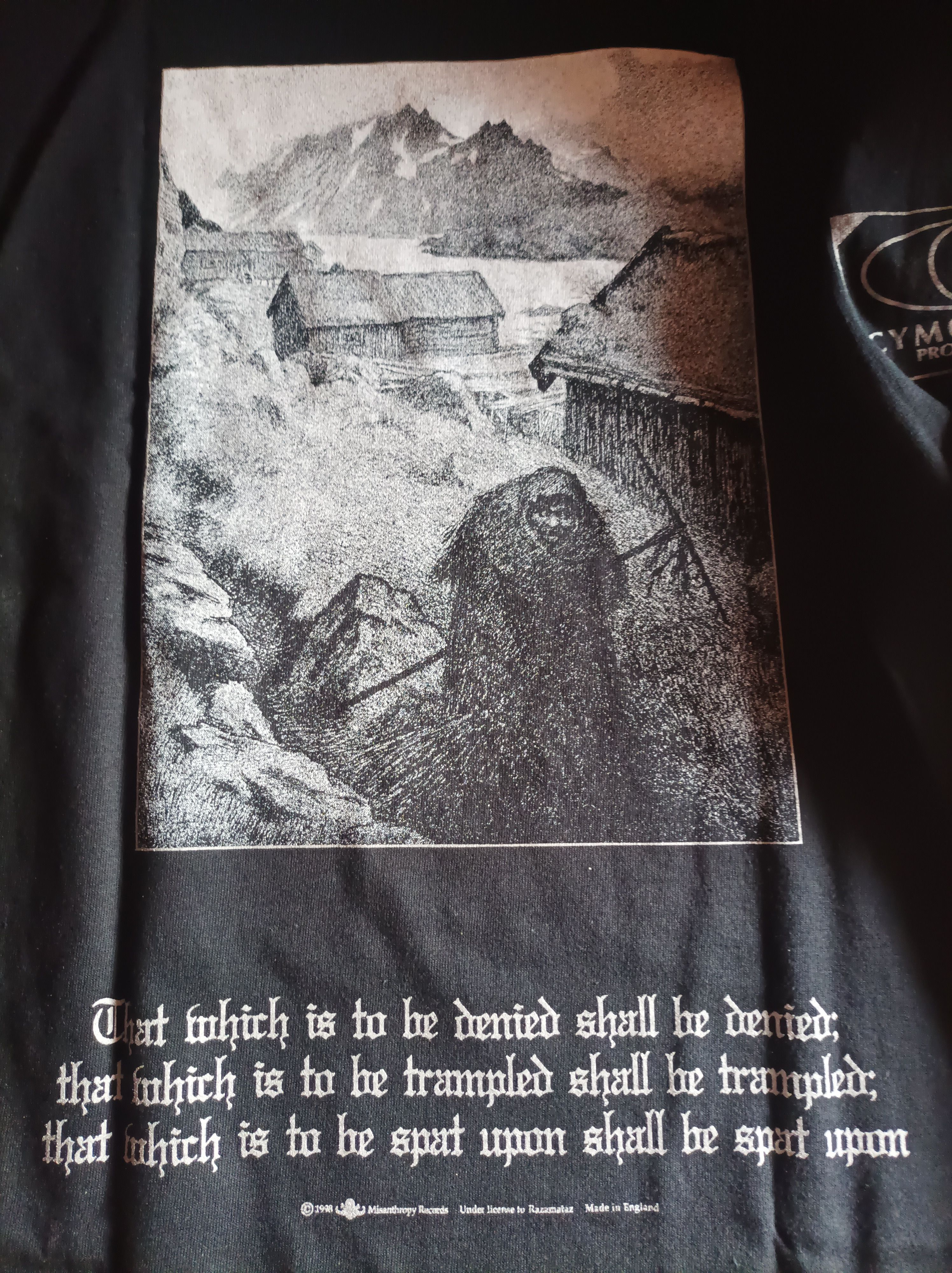 Band Tees × Vintage Hvis liset Tar Oss.Burzum boot Ls.Large Size US L / EU 52-54 / 3 - 5 Thumbnail