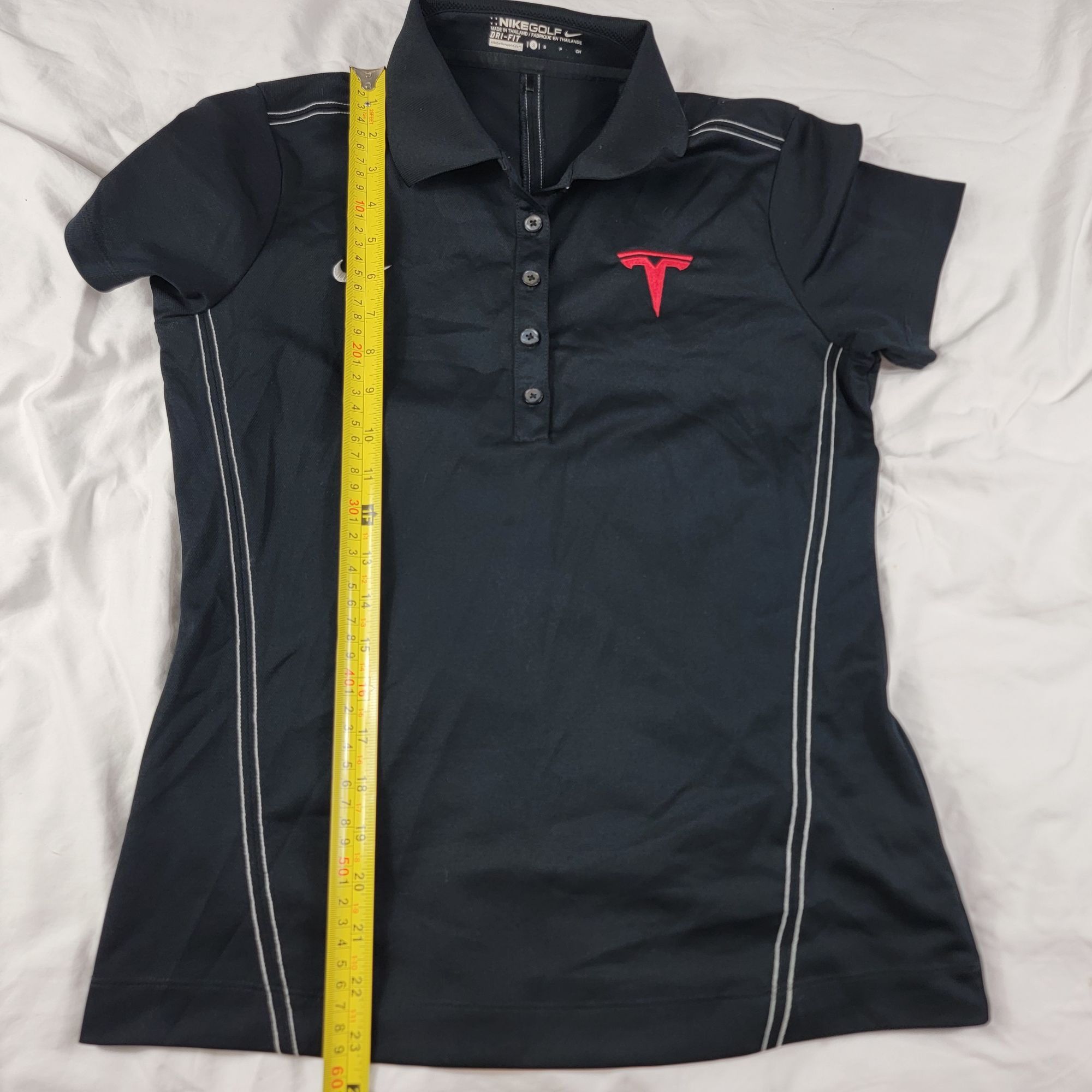Nike Nike Golf Dri Tesla Womens Small Black Polo Shirt Casual Wor Size S / US 4 / IT 40 - 9 Thumbnail