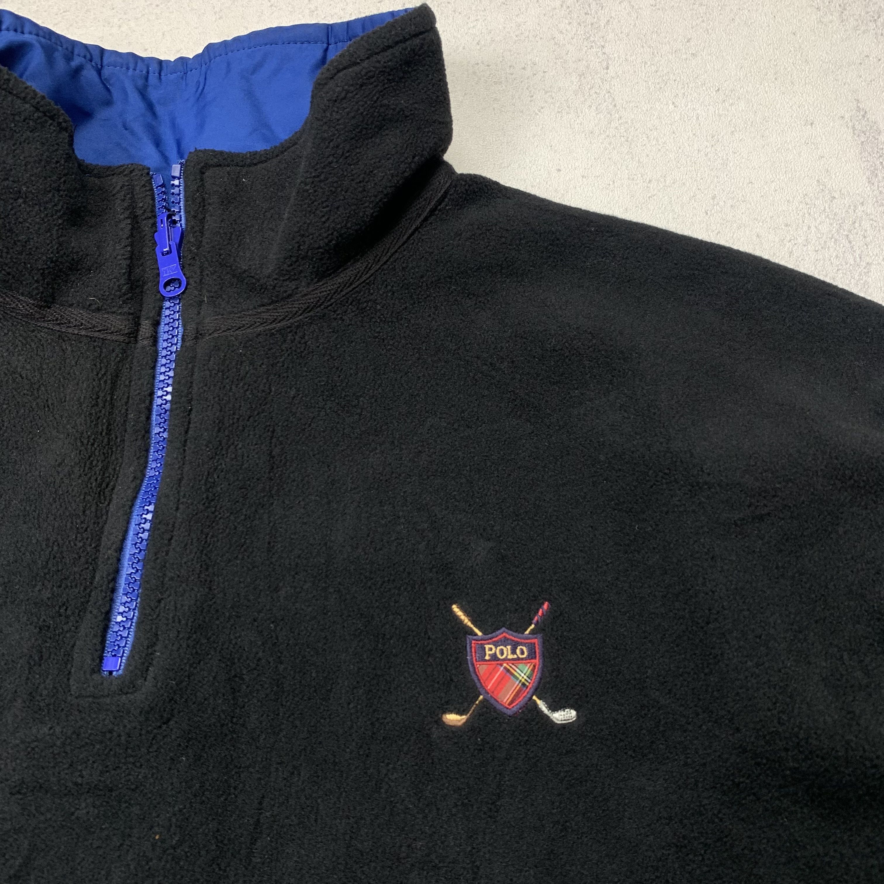Polo Ralph Lauren Polo Golf Ralph Lauren Reversible Fleece Half Zip Jacket Size US L / EU 52-54 / 3 - 2 Thumbnail