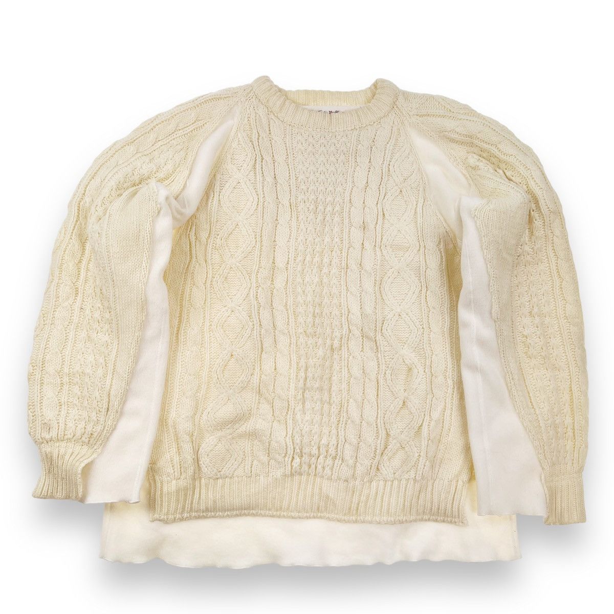 Needles Needles Rebuild Cream Sweater Size US M / EU 48-50 / 2 - 1 Thumbnail