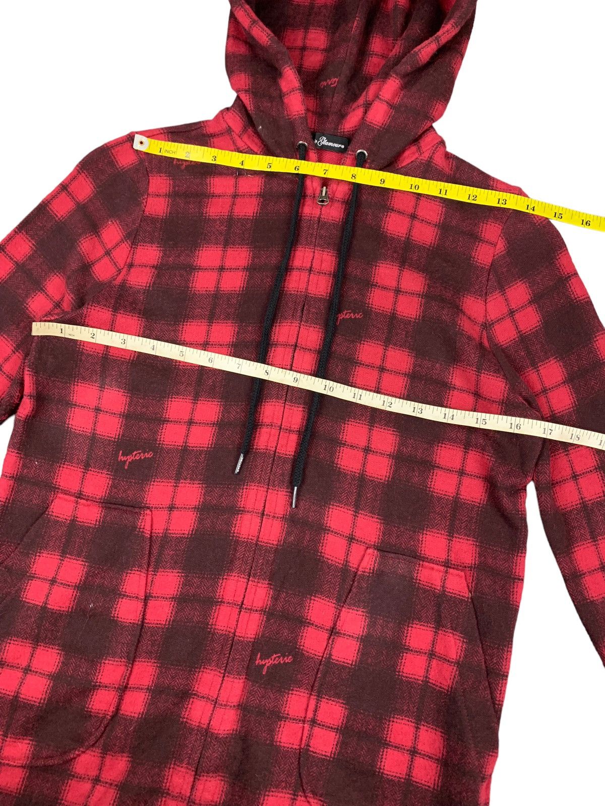 Hysteric Glamour Checkered Hoodie