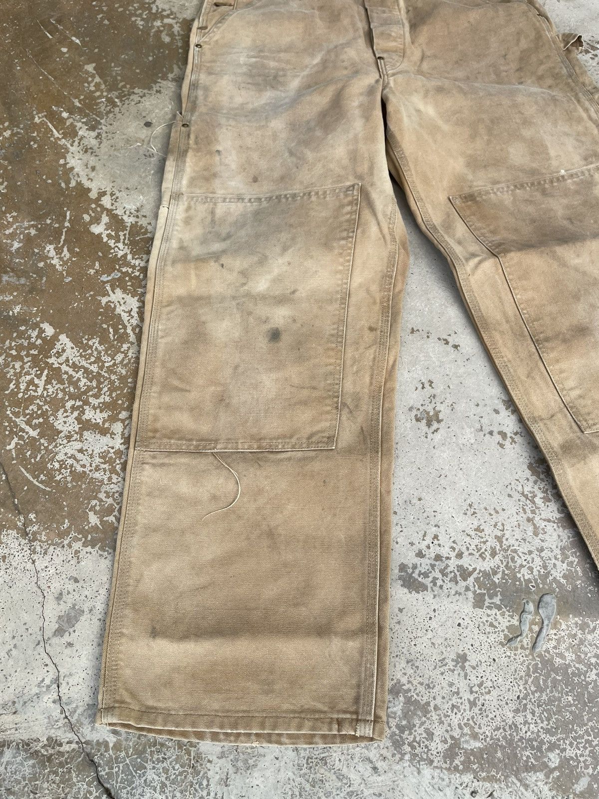 Carhartt Vintage 80s Carhartt Double Knee Pant Overalls Jumpsuits Size US 34 / EU 50 - 9 Thumbnail