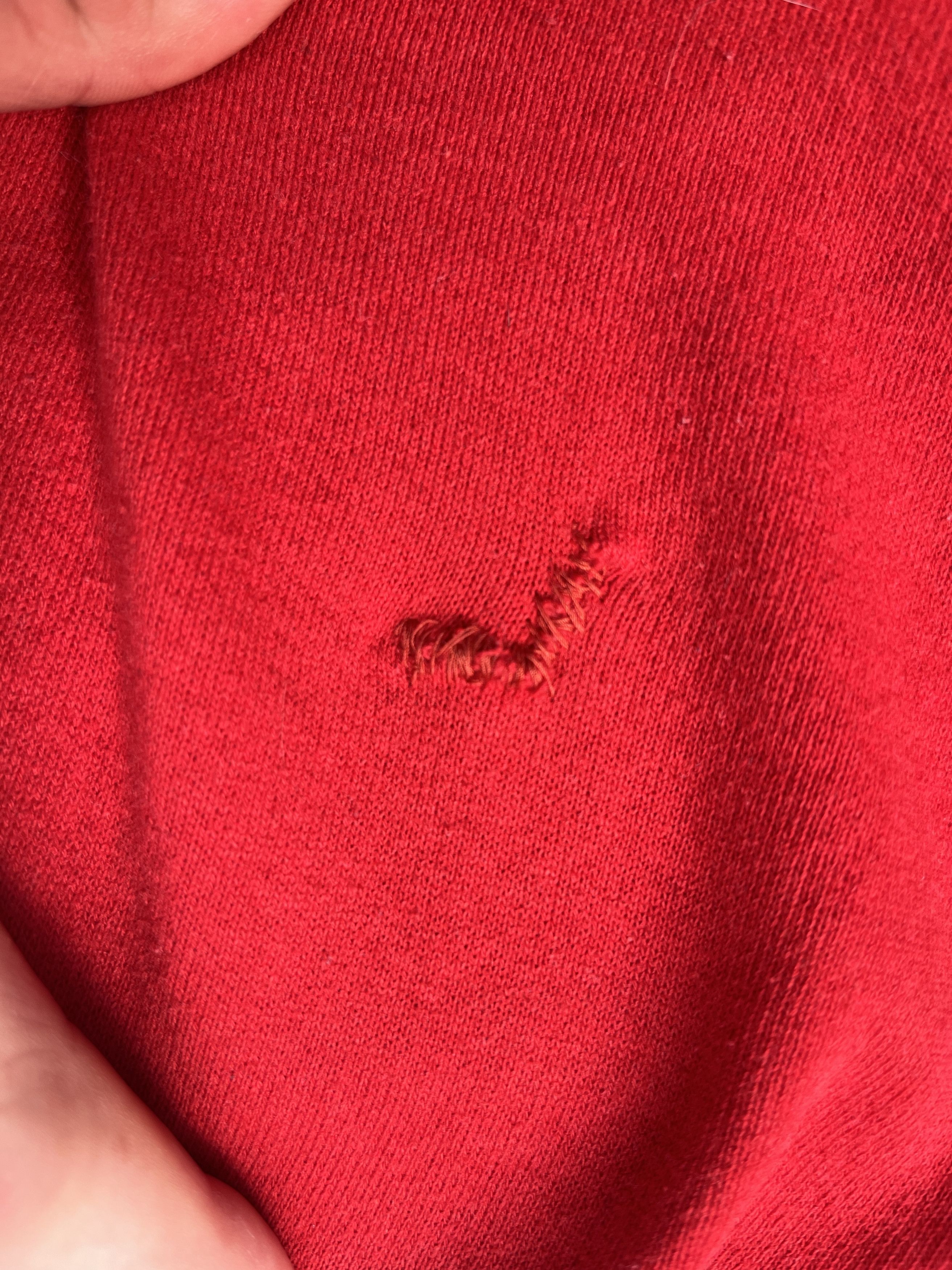 Jerzees × Vintage Vintage Jerzees Red Crewneck Blank Size US XL / EU 56 / 4 - 4 Thumbnail
