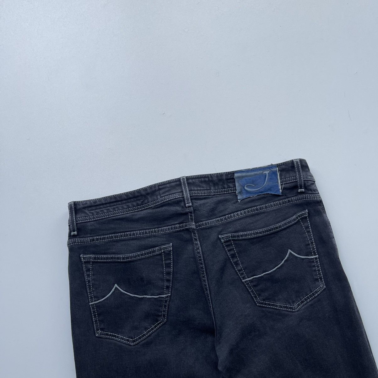 Jacob Cohen Jacob Cohen 688 Handmade Luxury Denim Stretch Jeans Washed Size US 38 / EU 54 - 6 Thumbnail