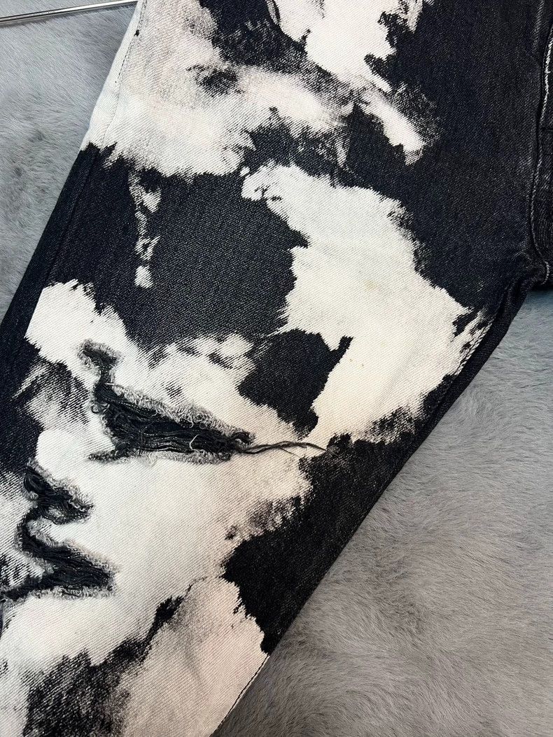 Yves Saint Laurent saint Laurent 16 spring/summer black and white splash ink h Size US 32 / EU 48 - 6 Thumbnail