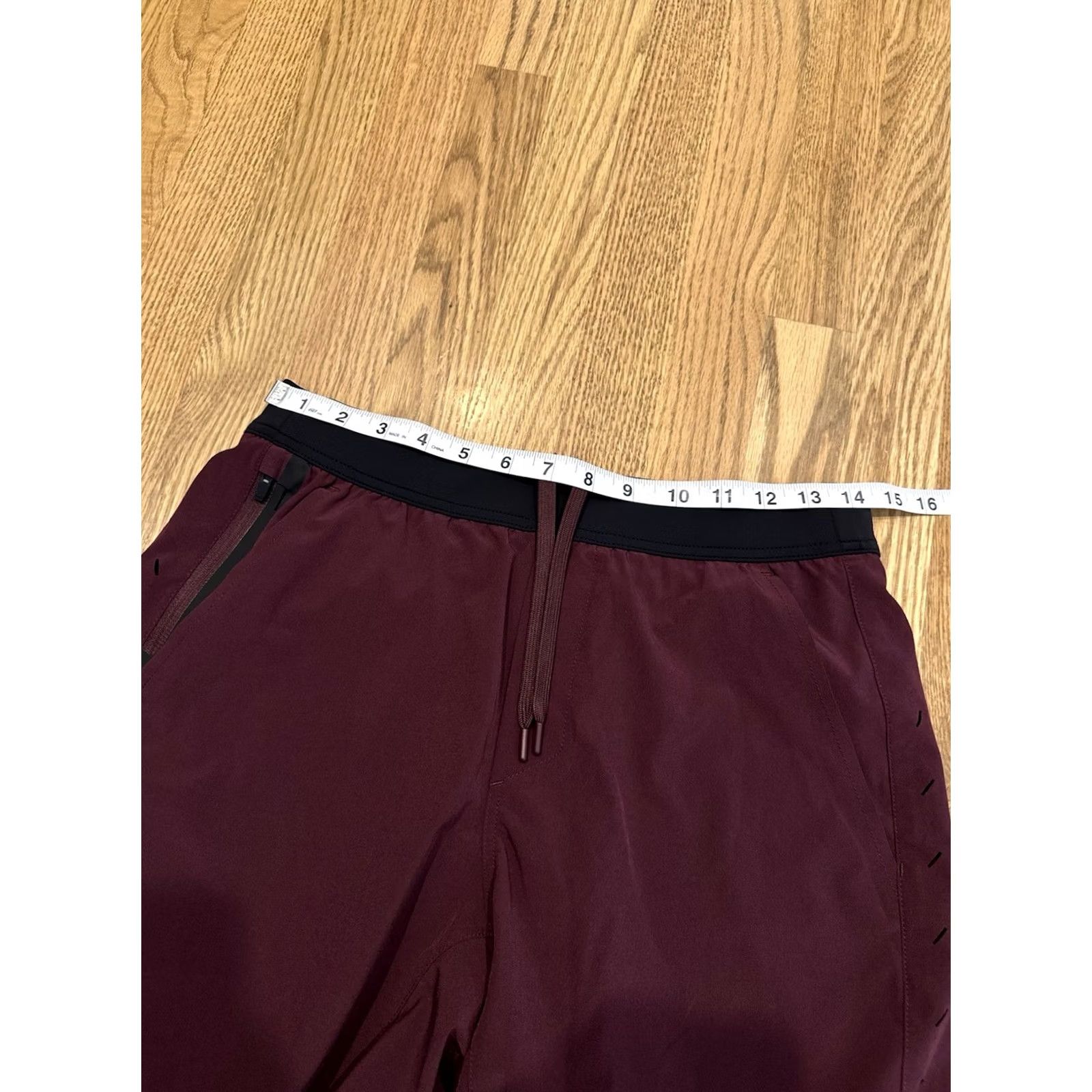 Ten Thousand VINTAGE Ten Thousand 7" Interval Active Running Shorts Mens S Maroon Athletic Outdoor Sports Size US 29 - 4 Thumbnail