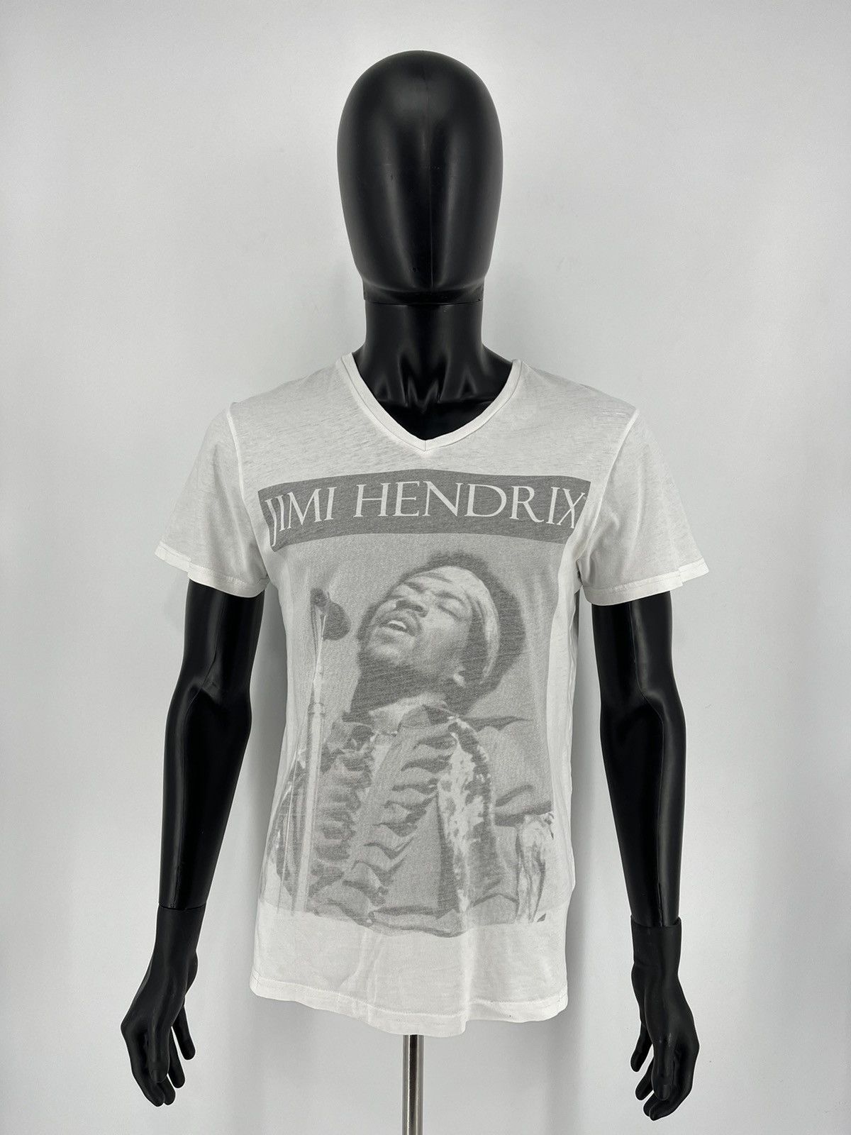 Band Tees × Jimi Hendrix Vintage Y2K Jimi Xendrix Band Rock Tee T Shirt White Size US L / EU 52-54 / 3 - 2 Thumbnail