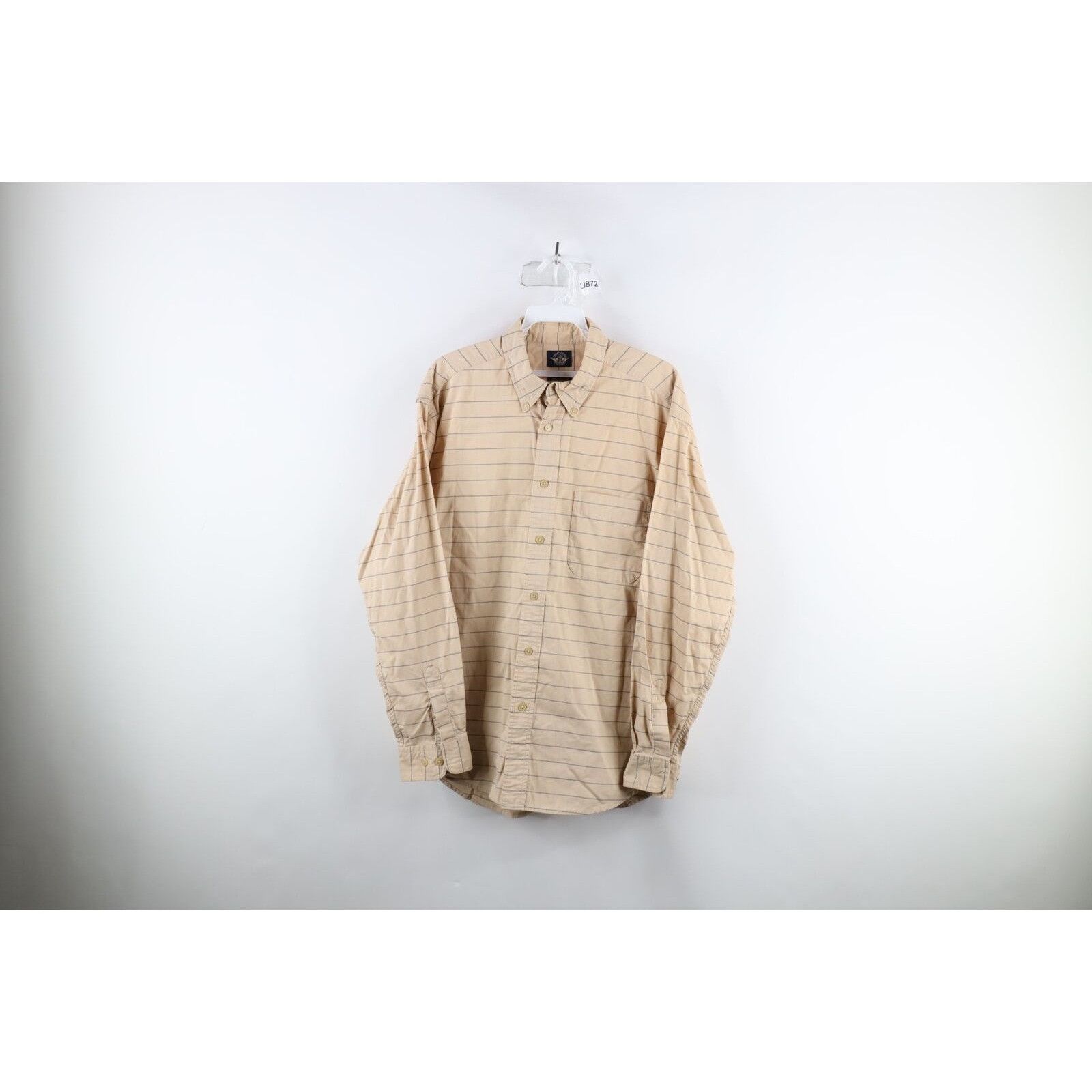 Vintage Vintage 90s Streetwear Faded Striped Collared Button Shirt Size US M / EU 48-50 / 2 - 1 Thumbnail