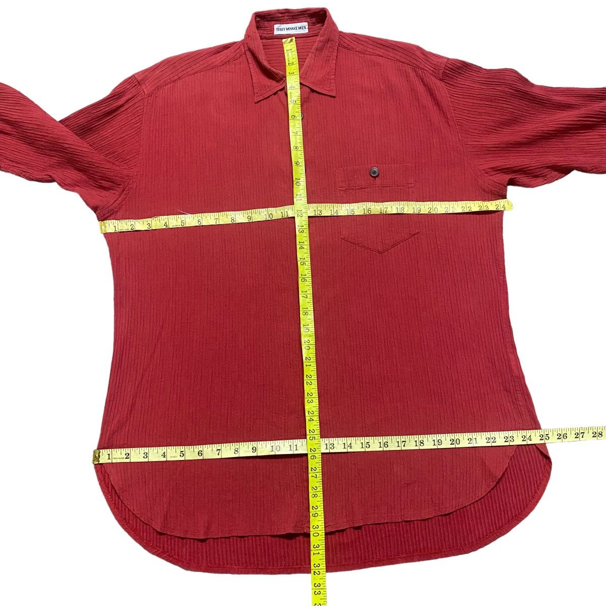 Issey Miyake Issey Miyake Men Pleated Shirt Oversized Size US M / EU 48-50 / 2 - 16 Thumbnail
