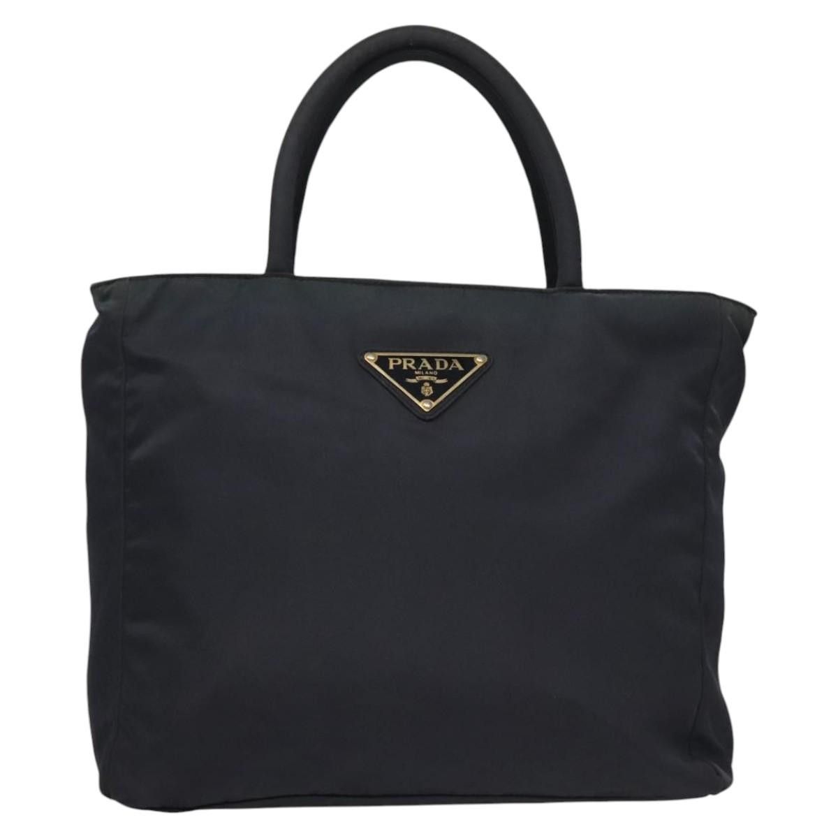 Prada Tessuto Navy Synthetic Tote Bag (Pre-Owned) Size ONE SIZE - 1 Thumbnail