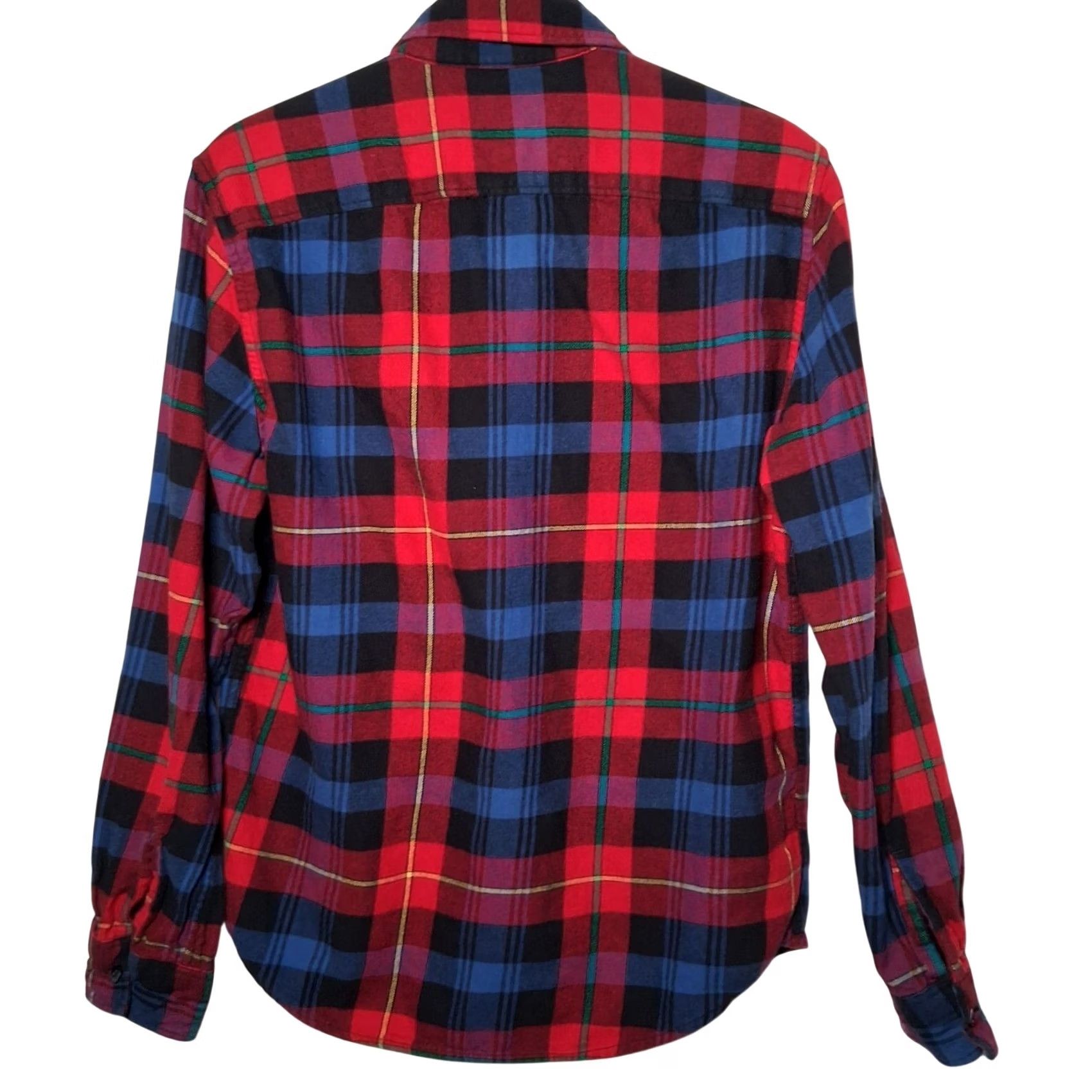 American Eagle Outfitters VINTAGE American Eagle Outfitters Shirt Flannel Button-Up Plaid Red Blue M Classic Fit Men Pocketed Casual Winter Fall Spring Size US M / EU 48-50 / 2 - 3 Thumbnail