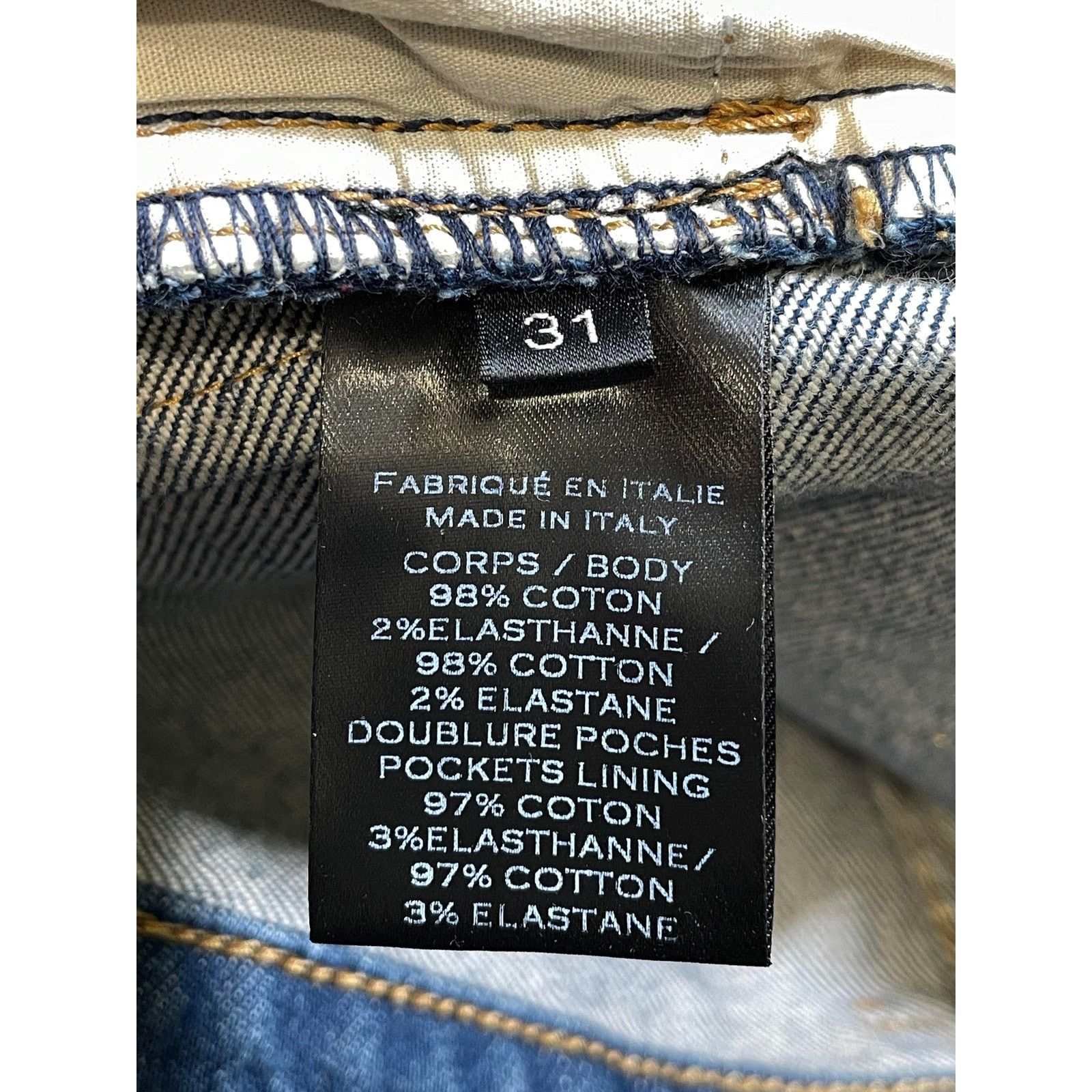 Balmain Balmain Dark Blue Biker Jeans Size US 31 - 4 Thumbnail