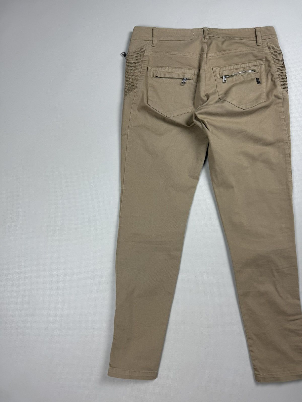 Pierre Balmain Pierre Balmain Ladies Ankle Zip Biker Chino Pants Trousers Size 28" / US 6 / IT 42 - 17 Thumbnail