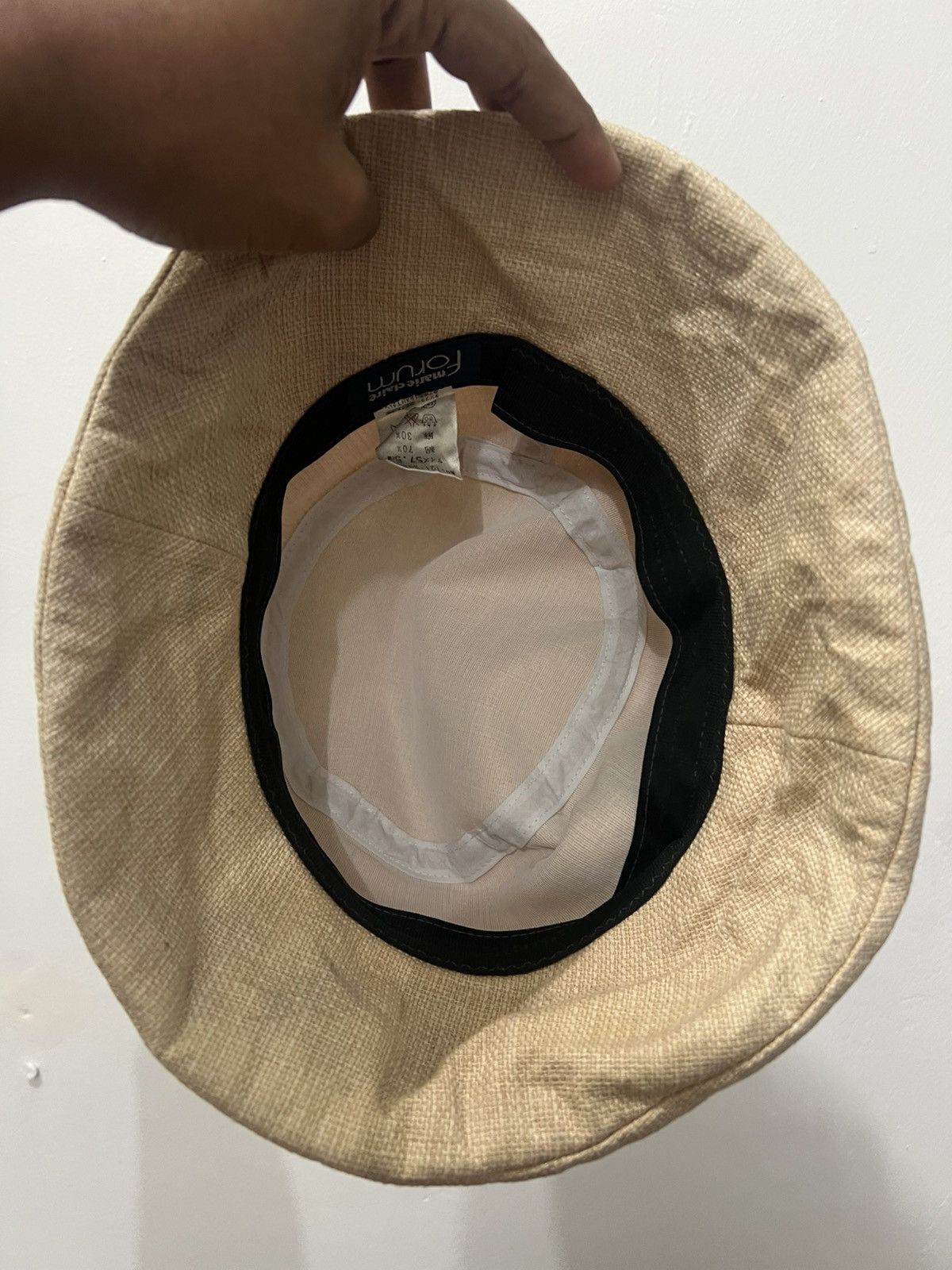 Japanese Brand Marie Clarie Forum Japan Bucket Hat Size ONE SIZE - 8 Thumbnail