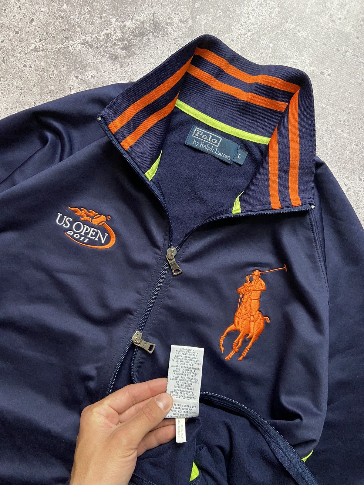 Polo Ralph Lauren × Vintage Vintage Polo Ralph Lauren US Open 2011 Team Polo zip Size US L / EU 52-54 / 3 - 3 Thumbnail
