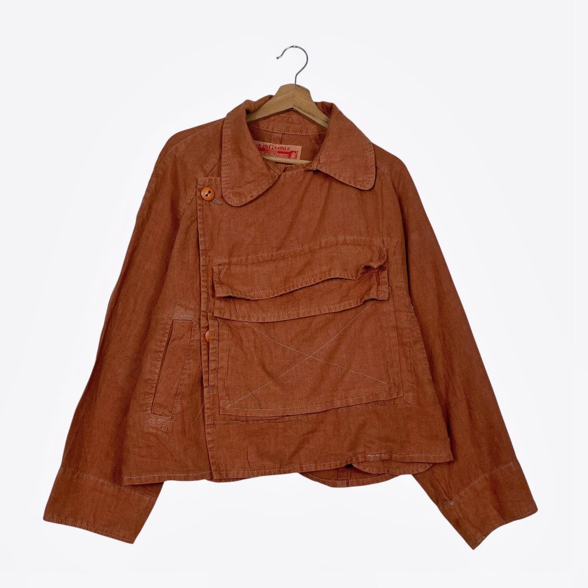 Japanese Brand RNA In Gamble Overlapping Frint Design Jacket Size US M / EU 48-50 / 2 - 1 Thumbnail