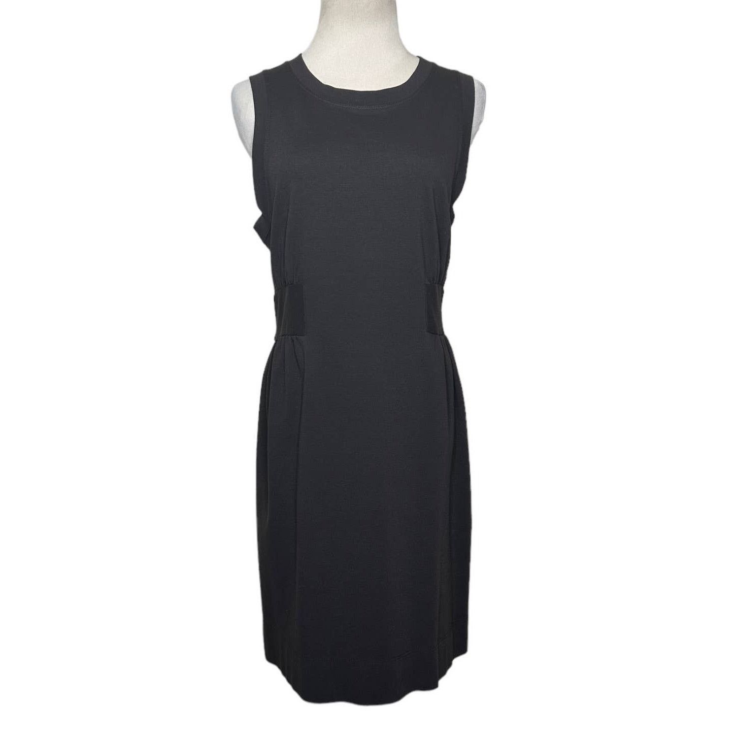 Theory chocolate brown sleeveless mini dress size Medium