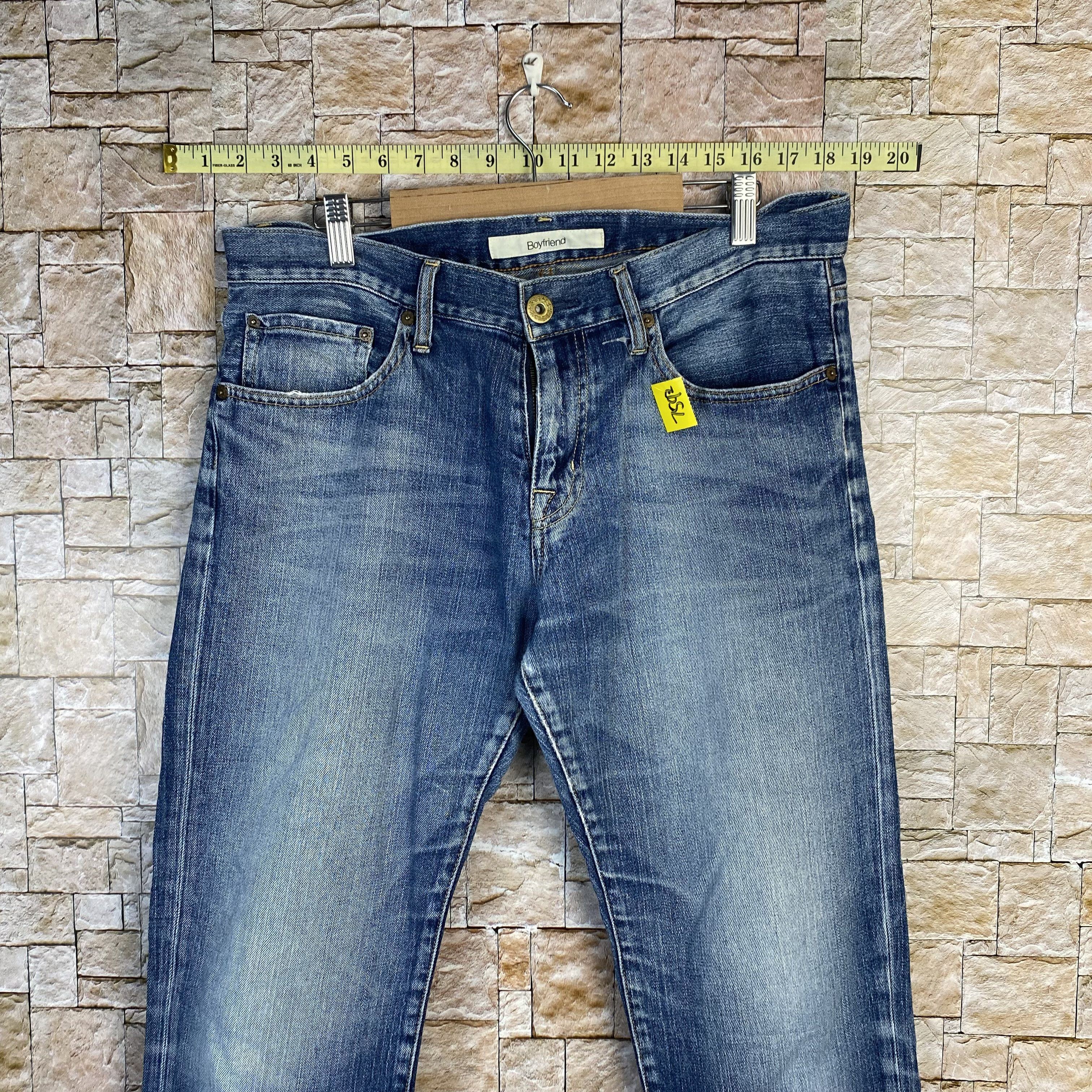 Uniqlo Uniqlo Boyfriend Blue Denim Pants #7592 Size US 35 - 2 Thumbnail
