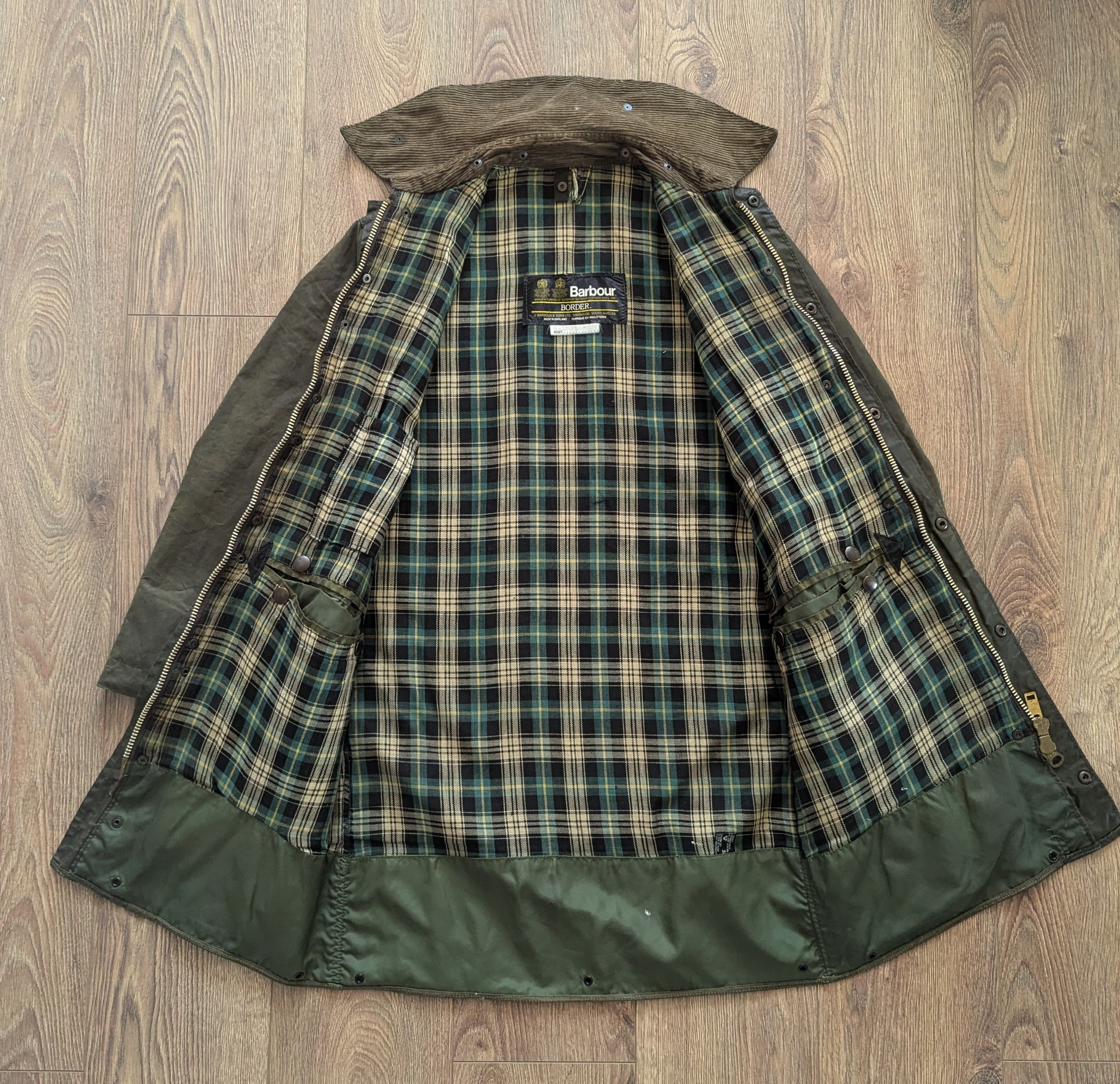 Barbour Barbour A200 Border Wax Jacket C36\91CM Made In England Size US S / EU 44-46 / 1 - 13 Thumbnail