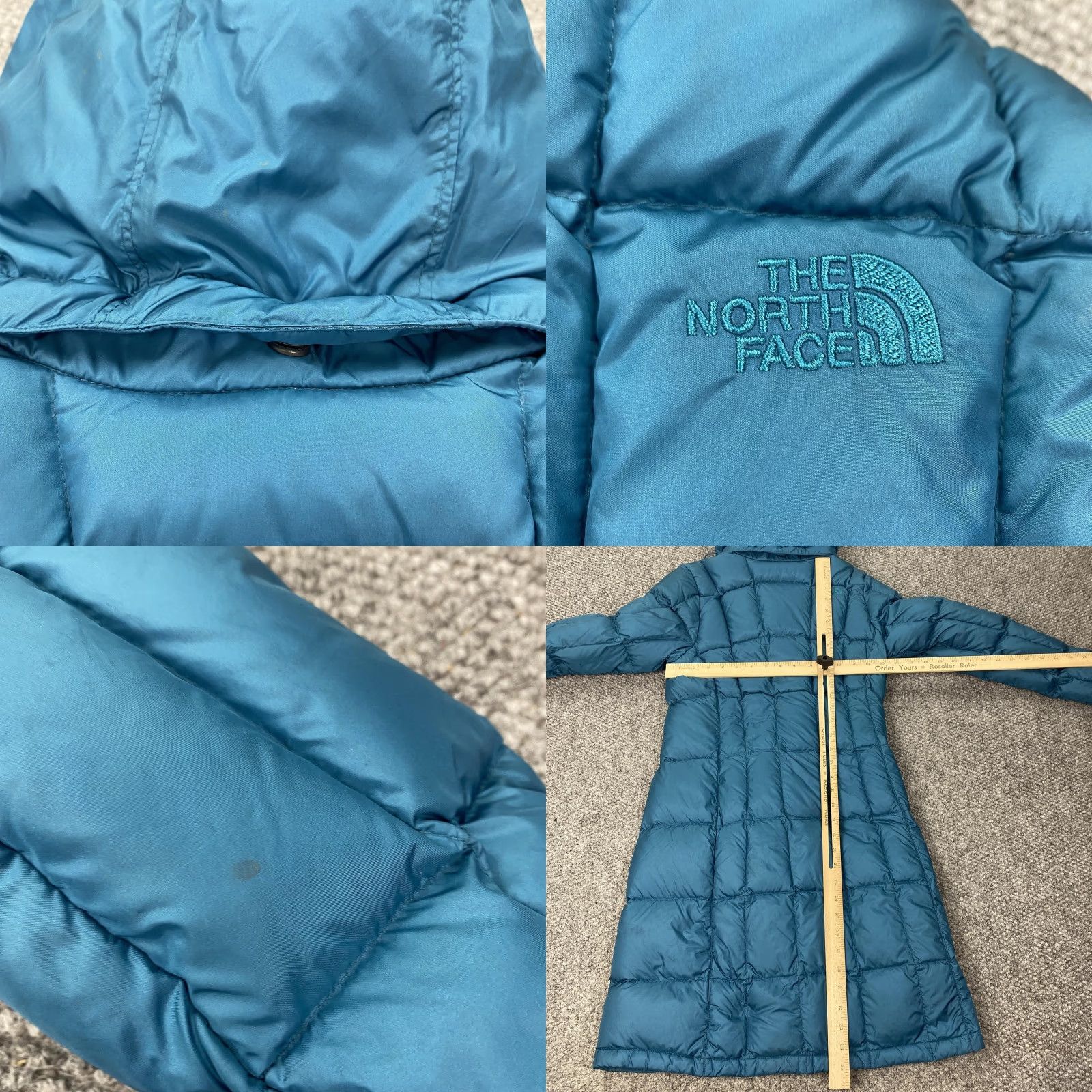 The North Face The North Face Coat Womens XS Blue Hooded Down Puffer Long 550 Fill RDS Parka Size XS / US 0-2 / IT 36-38 - 10 Thumbnail